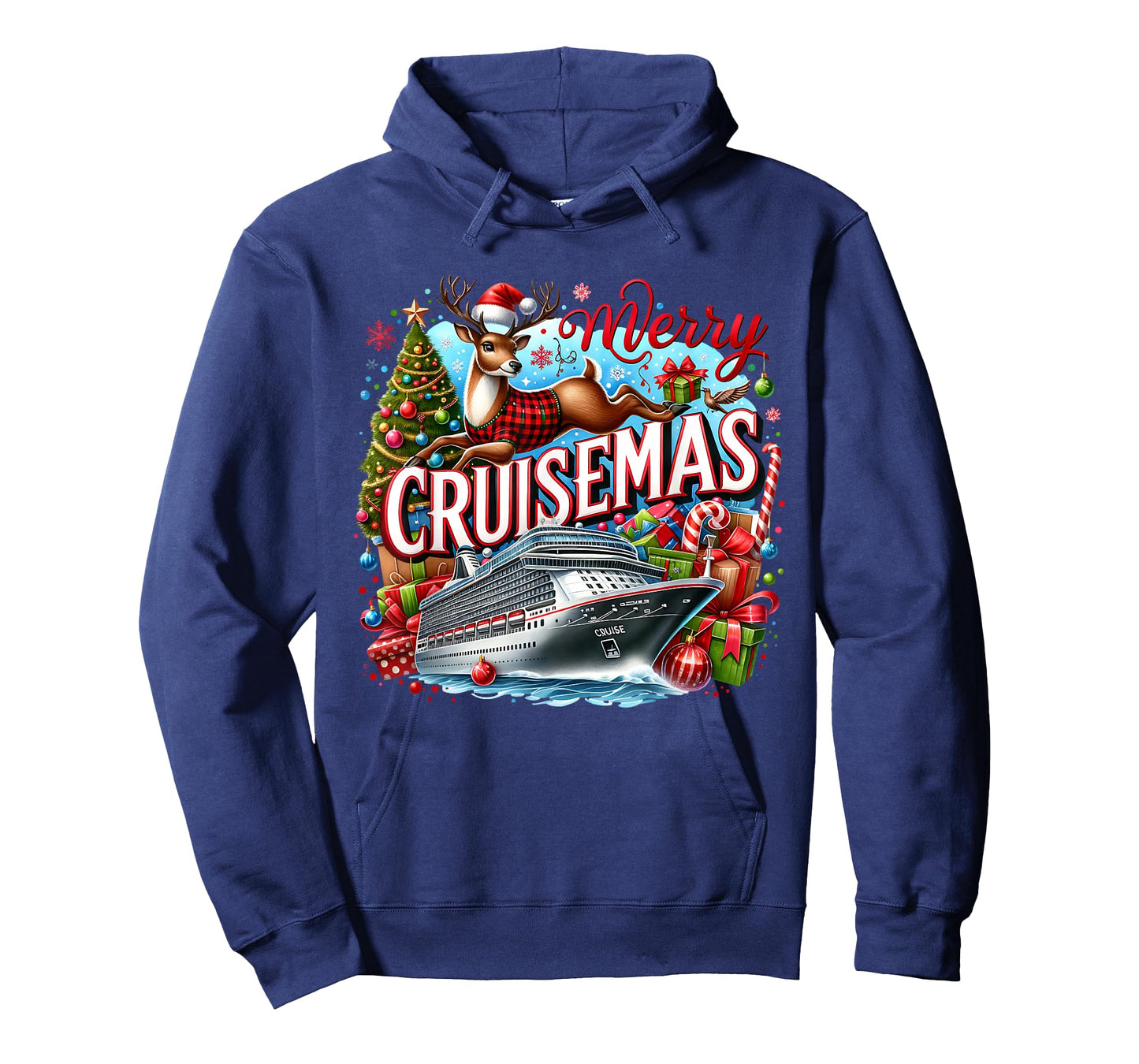 Merry Cruisemas Cruise 2025 Funny Christmas Cruisin Crew T-Shirt
