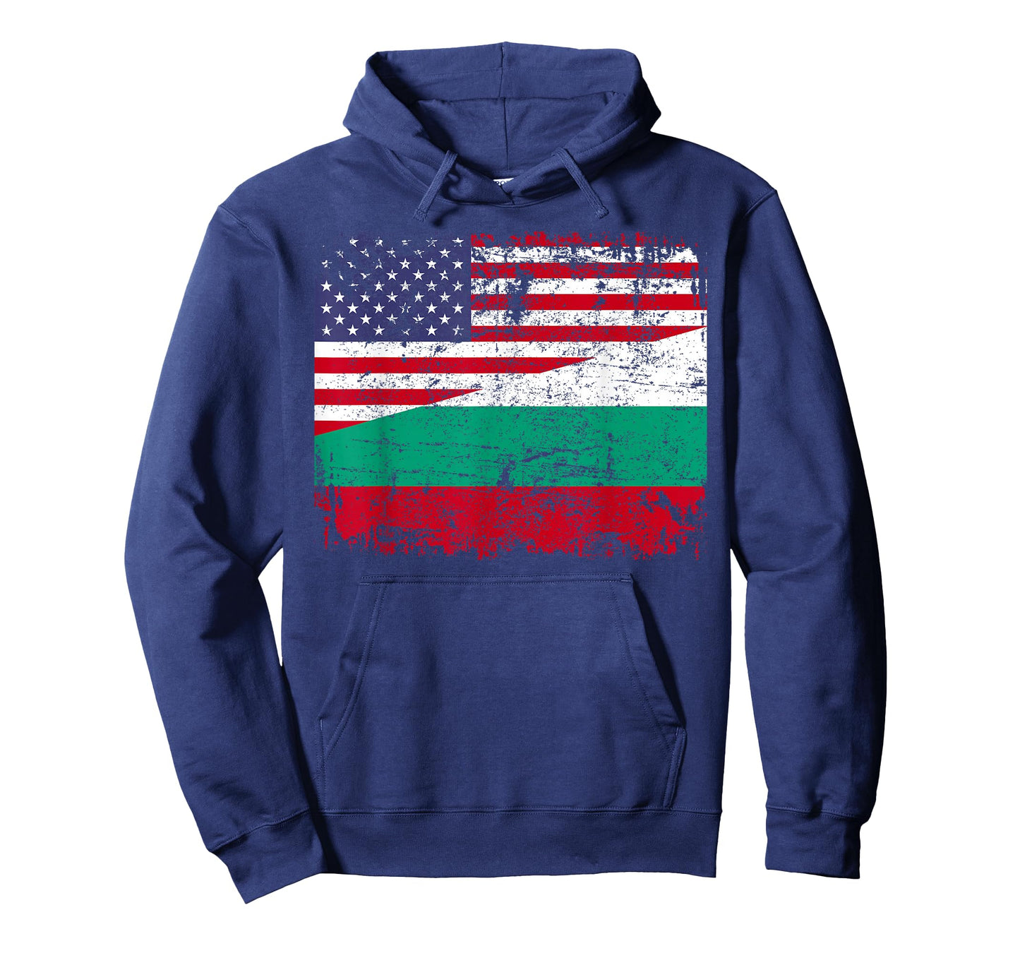 BULGARIAN ROOTS | Half American Flag | BULGARIA T-Shirt