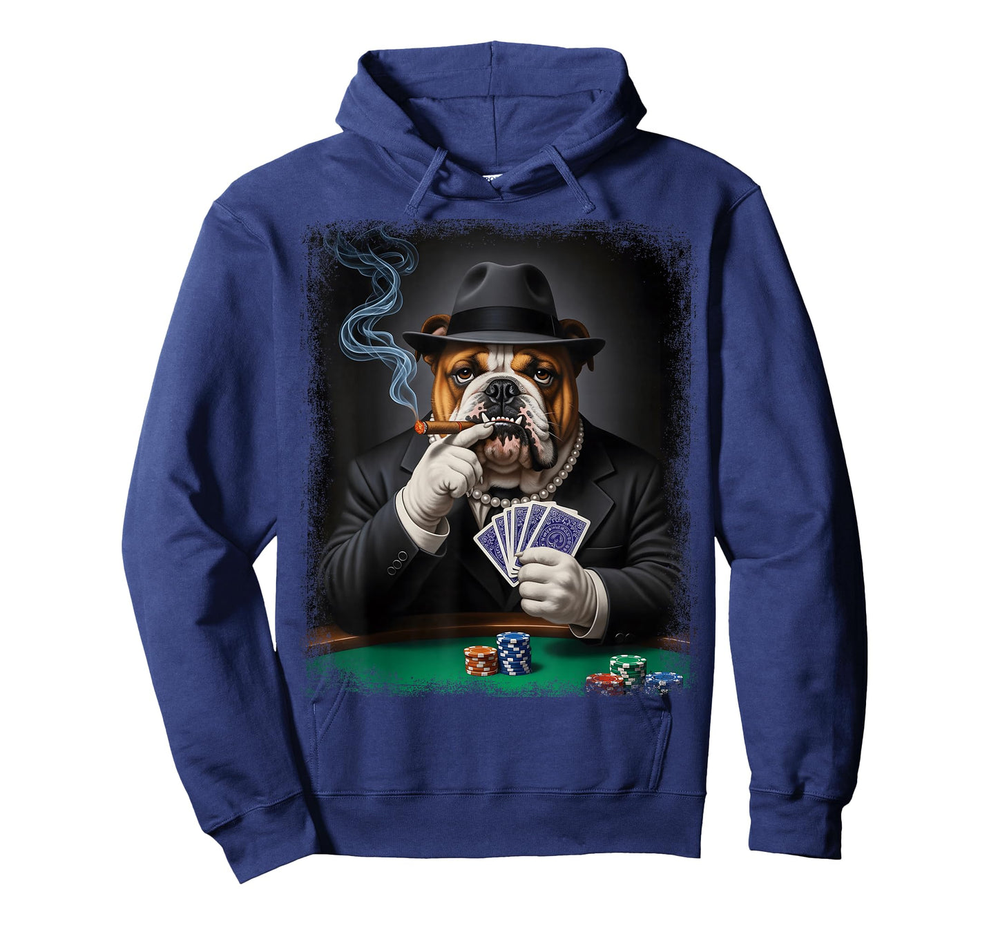 Gambling Casino Cool Dog in Suit Funny Poker Animal T-Shirt