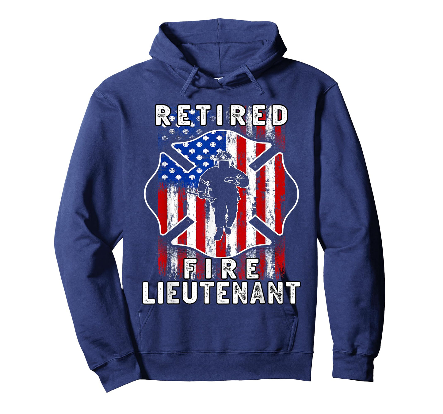 Retired Firefighter Lieutenant Dad Fireman Retirement USA T-Shirt