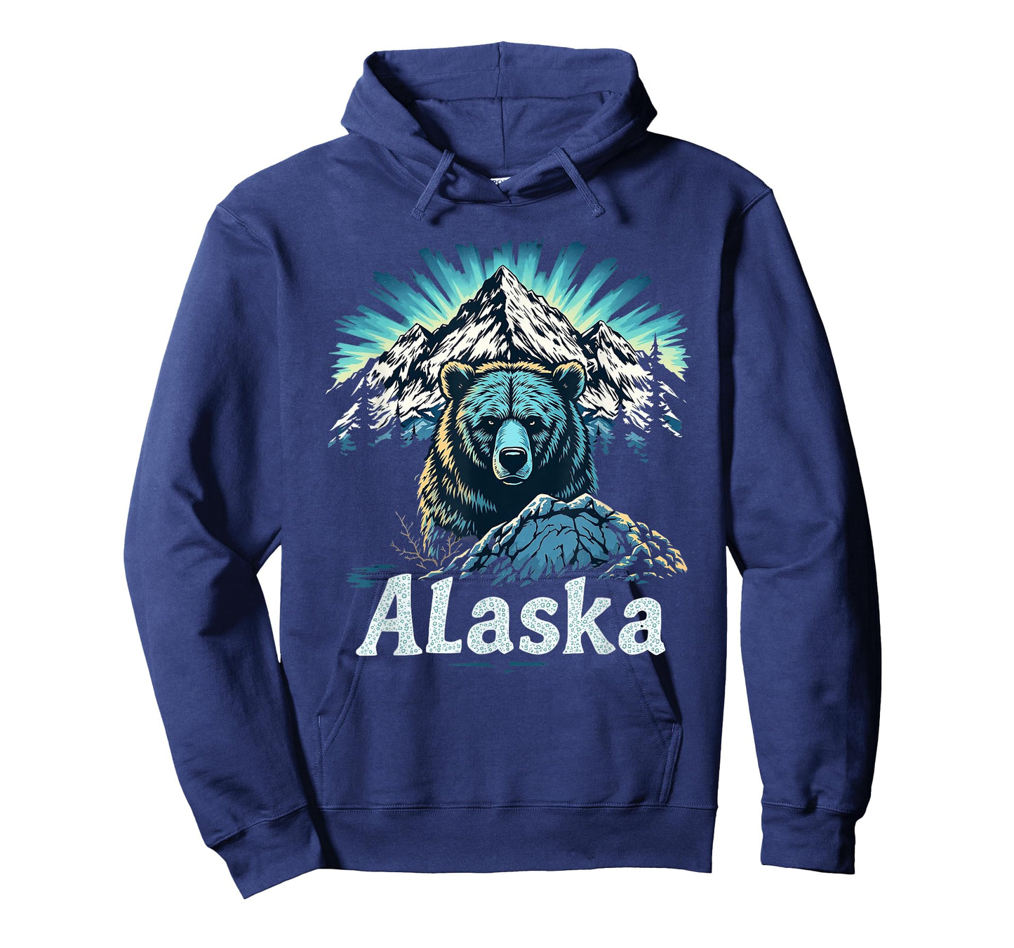 Retro Alaska Home State AK Mountain Sunset Vintage T-Shirt