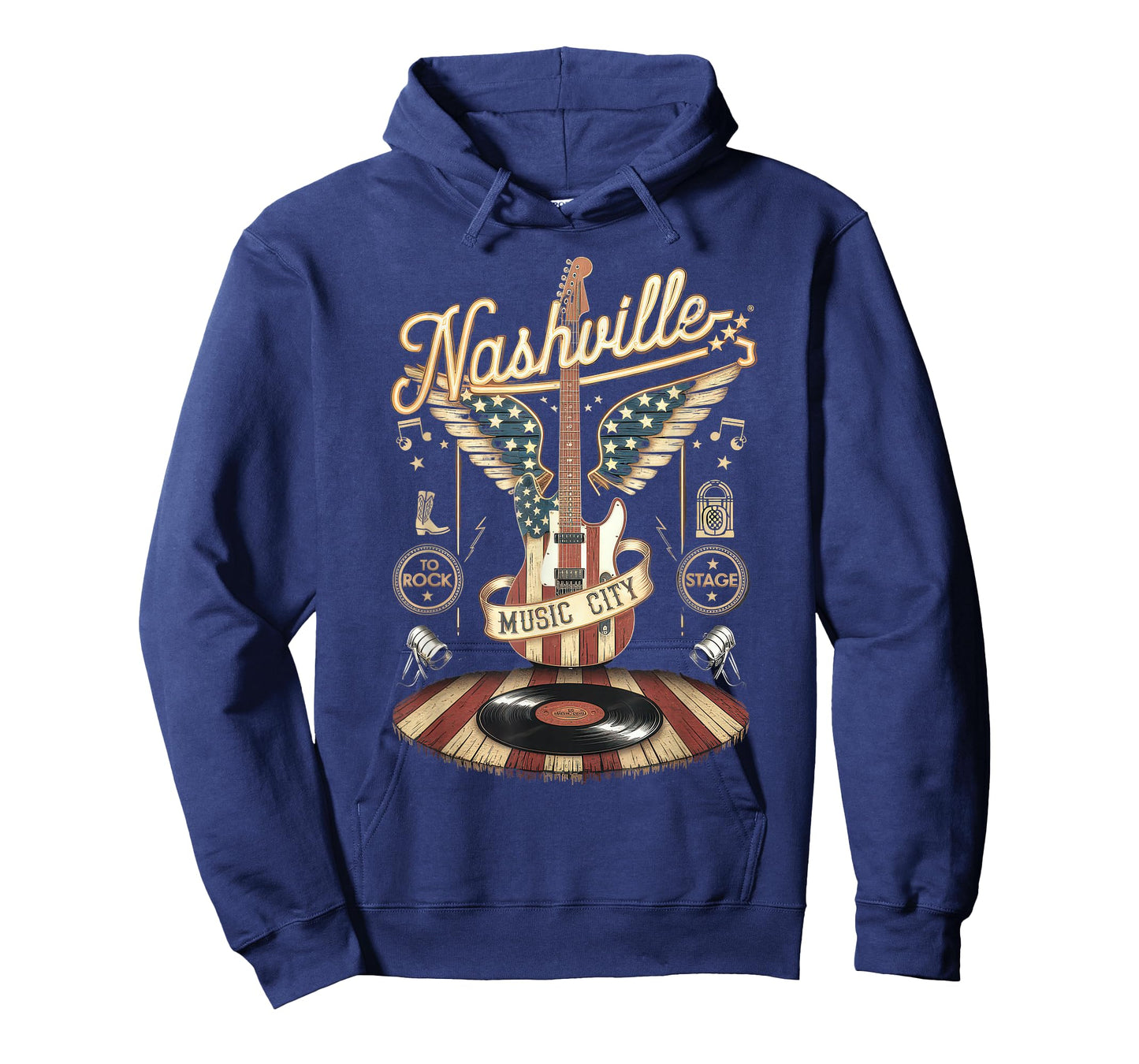 Nashville Music City Tshirt Women Men Tennessee Rock Country T-Shirt