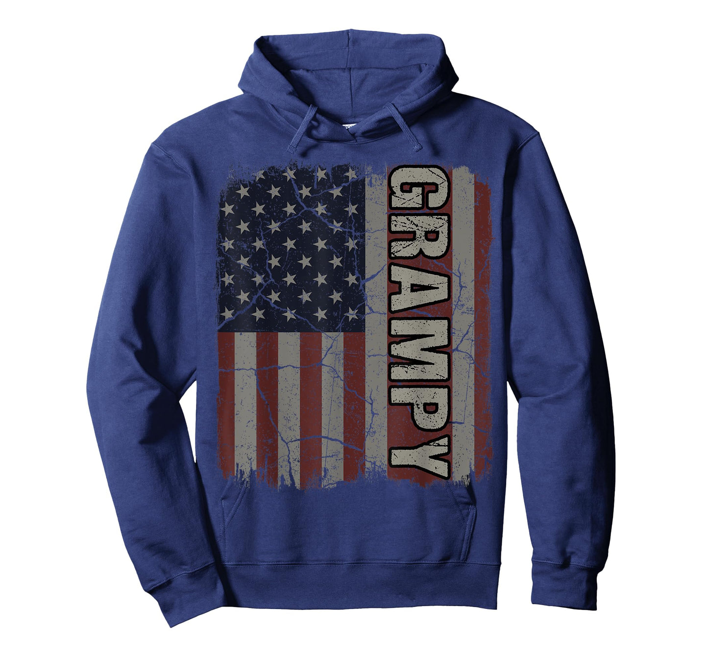 Grampy American Flag Vintage Father's Day 4th of July Gift T-Shirt