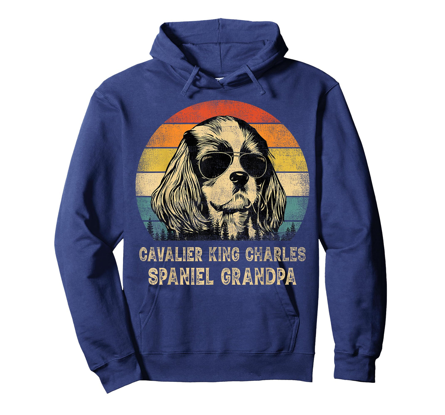 Cavalier King Charles Spaniel Grandpa Dog Father's Day T-Shirt