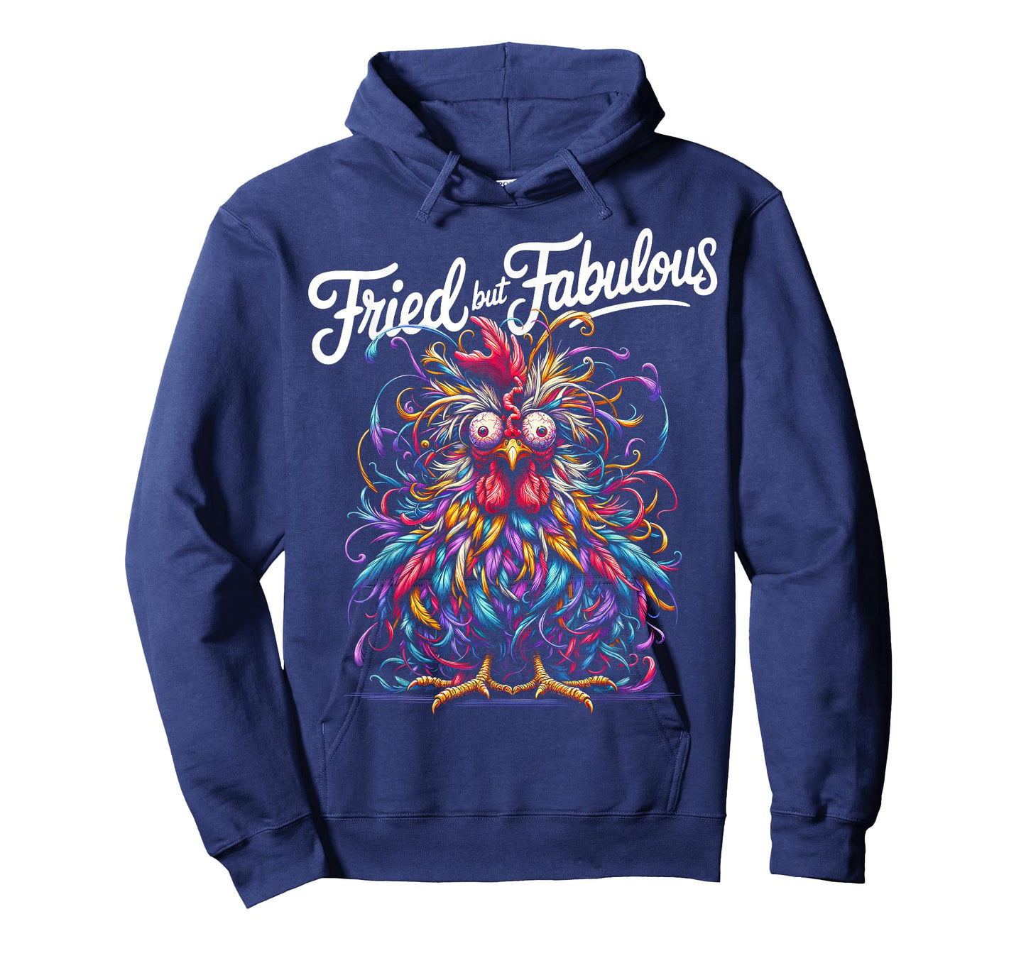 Chicken Funny Fried but Fabulous Graphic Women Chicken Love T-Shirt