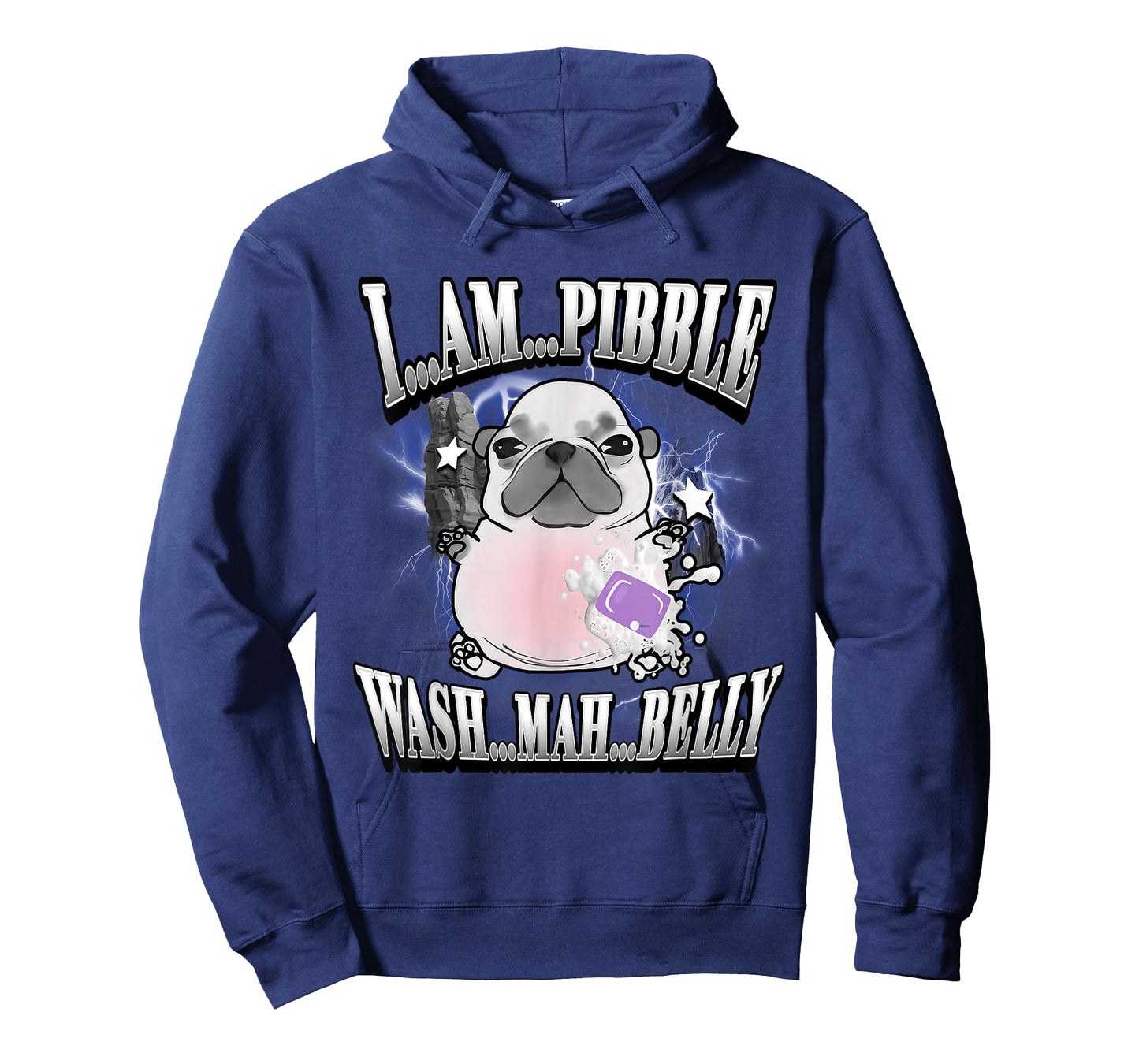 I'm Pibble Wash My Belly French Bulldog Brainrot Gen Z Meme T-Shirt