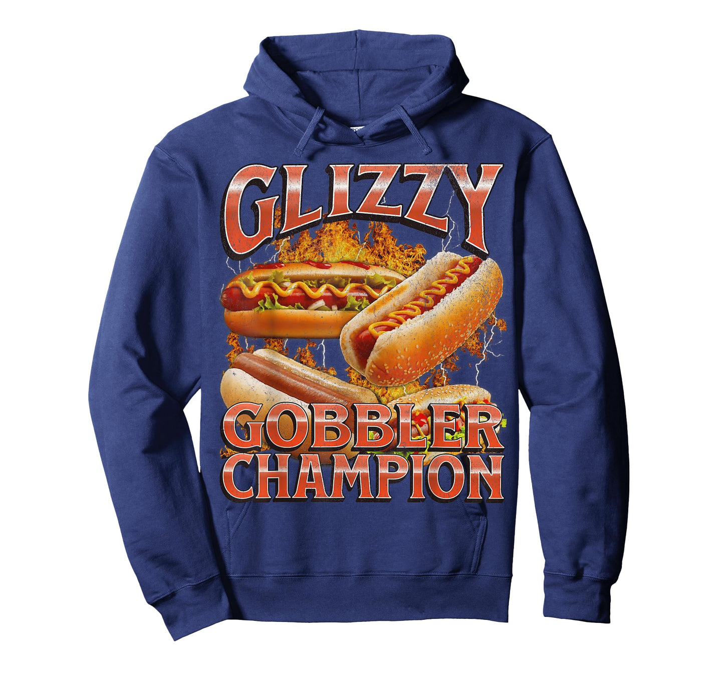Glizzy Gobbler Funny Wiener Hot Dog Meme Bootleg Graphic T-Shirt for Men Women
