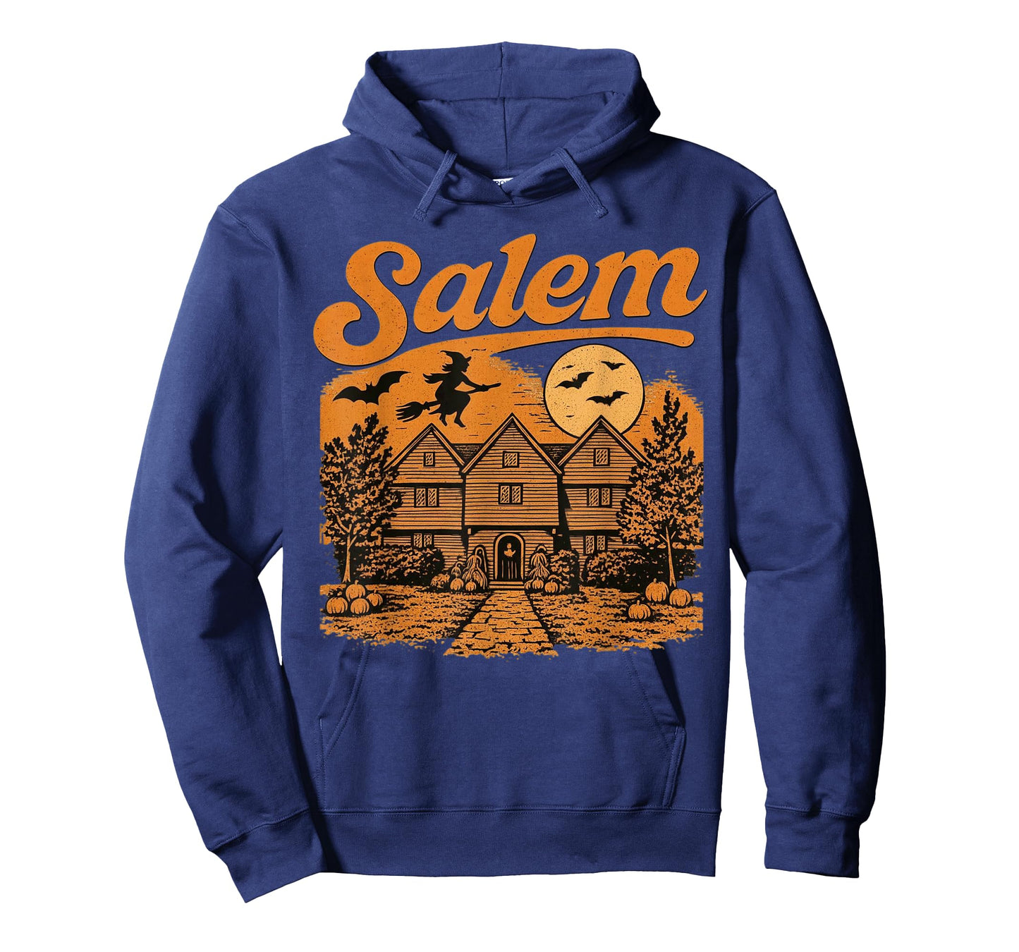 Salem Massachusetts Witch House Spooky Full Moon Souvenir T-Shirt