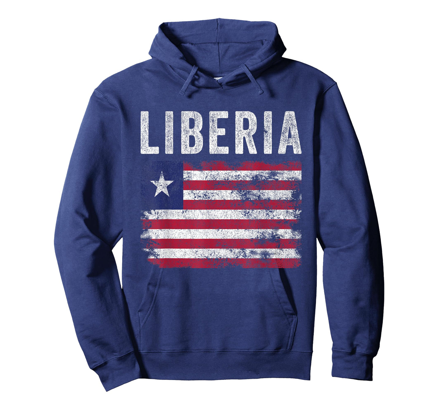 Liberia Flag Distressed - Men Women Kids - Liberian Flag T-Shirt
