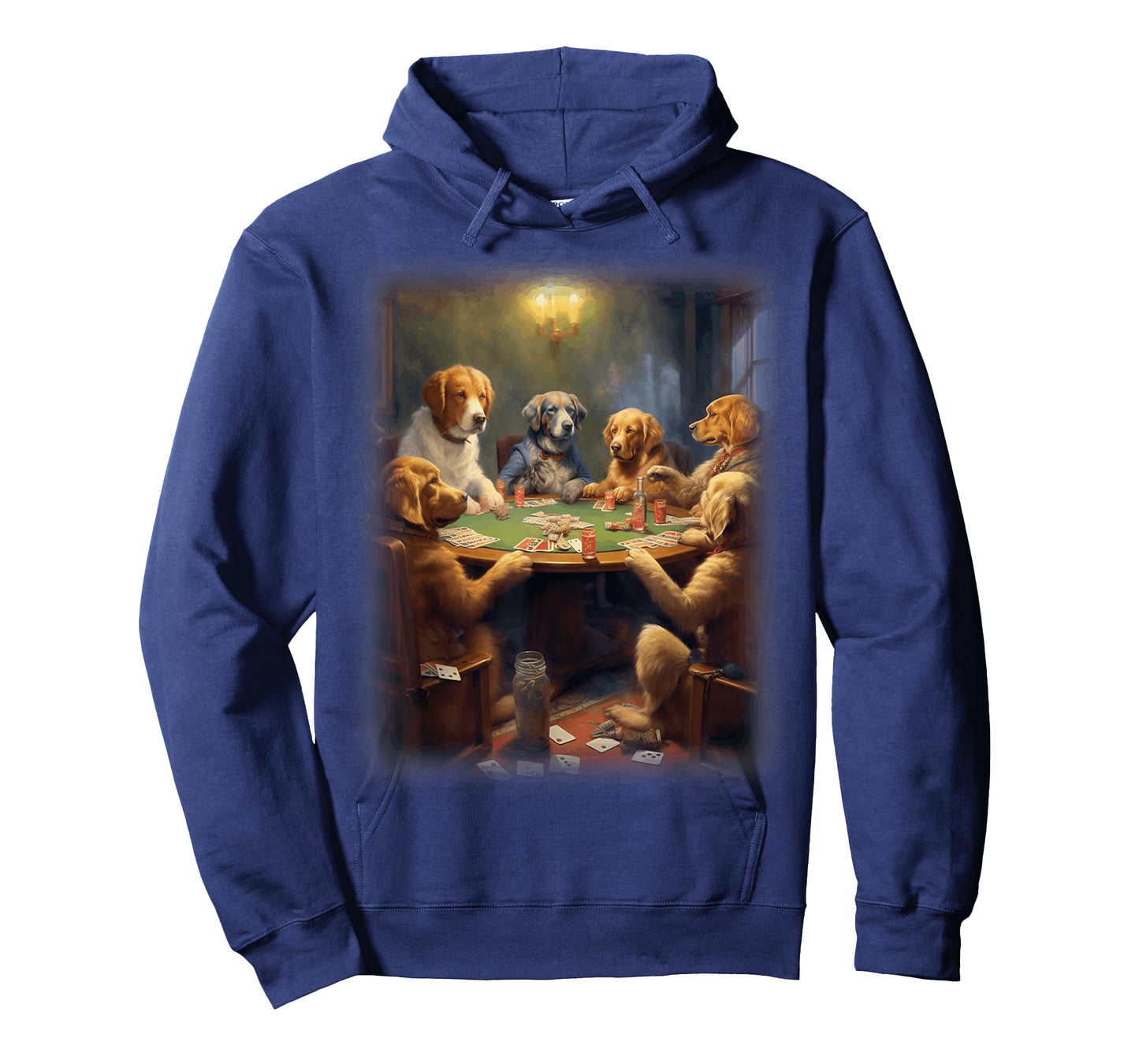 Dogs Playing Poker | A Friend in Need | Funny Dog Lover Art T-Shirt for Men Women