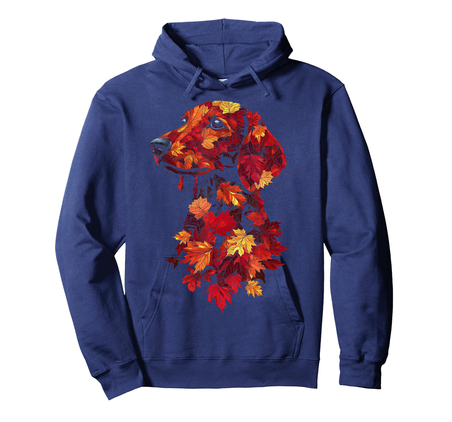 Dachshund Fall Autumn Leaves Funny Wiener Dog Lover T-Shirt