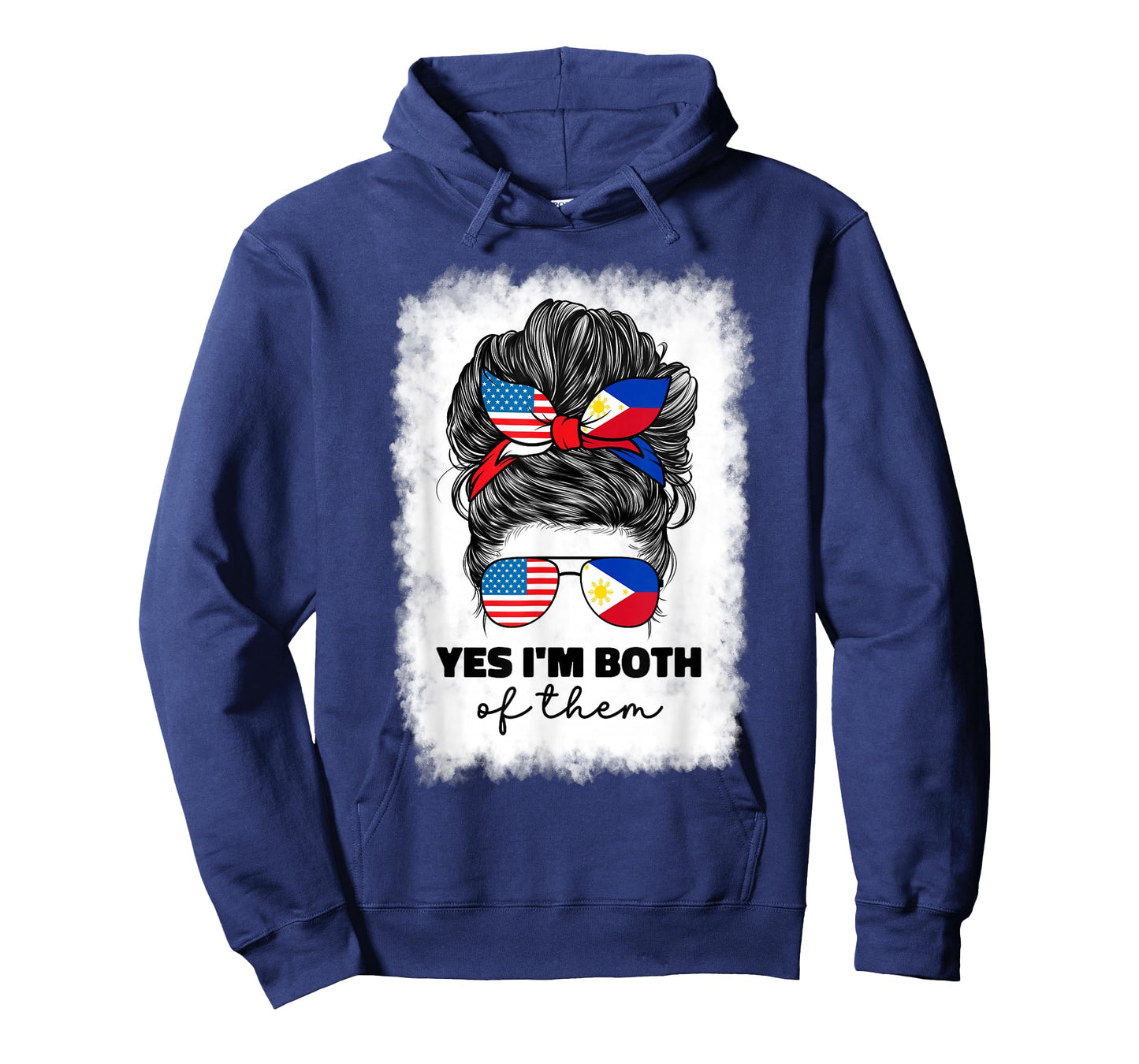 Half Filipino And American America Philippines Usa Flag Girl T-Shirt