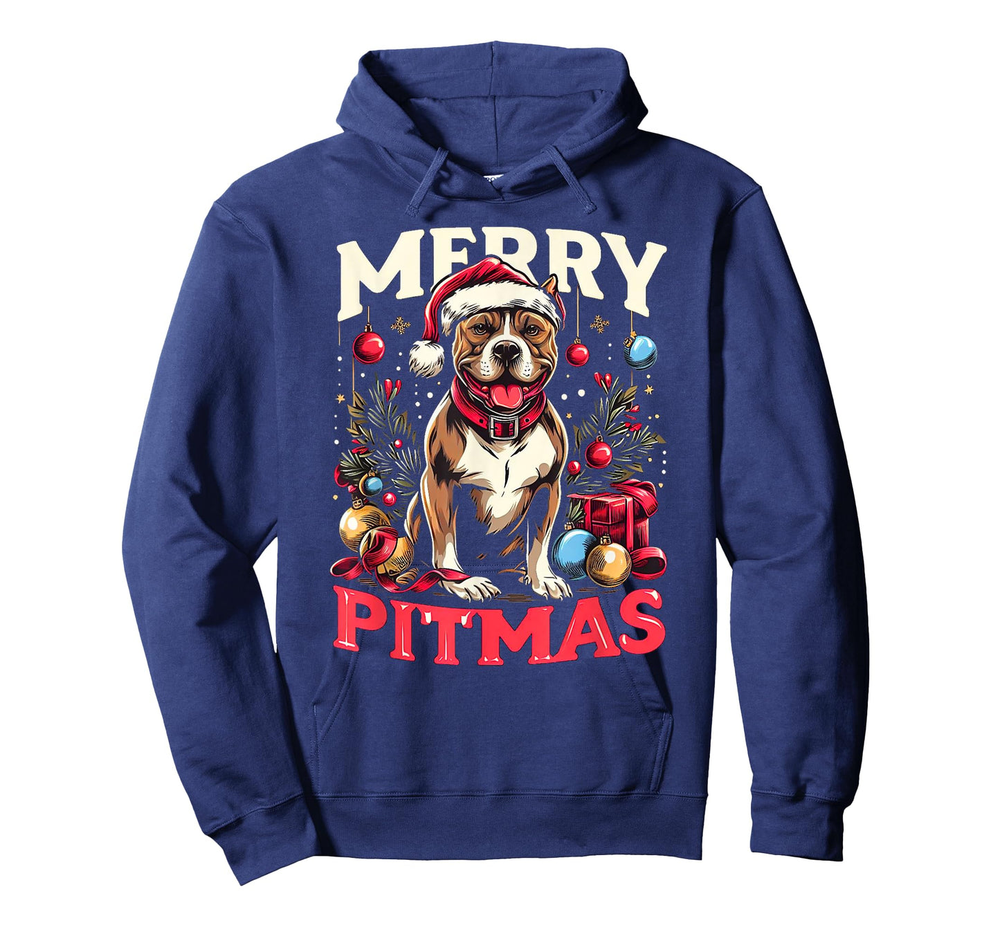 Merry Pitmas Pitbull Funny Christmas Sweater T-Shirt