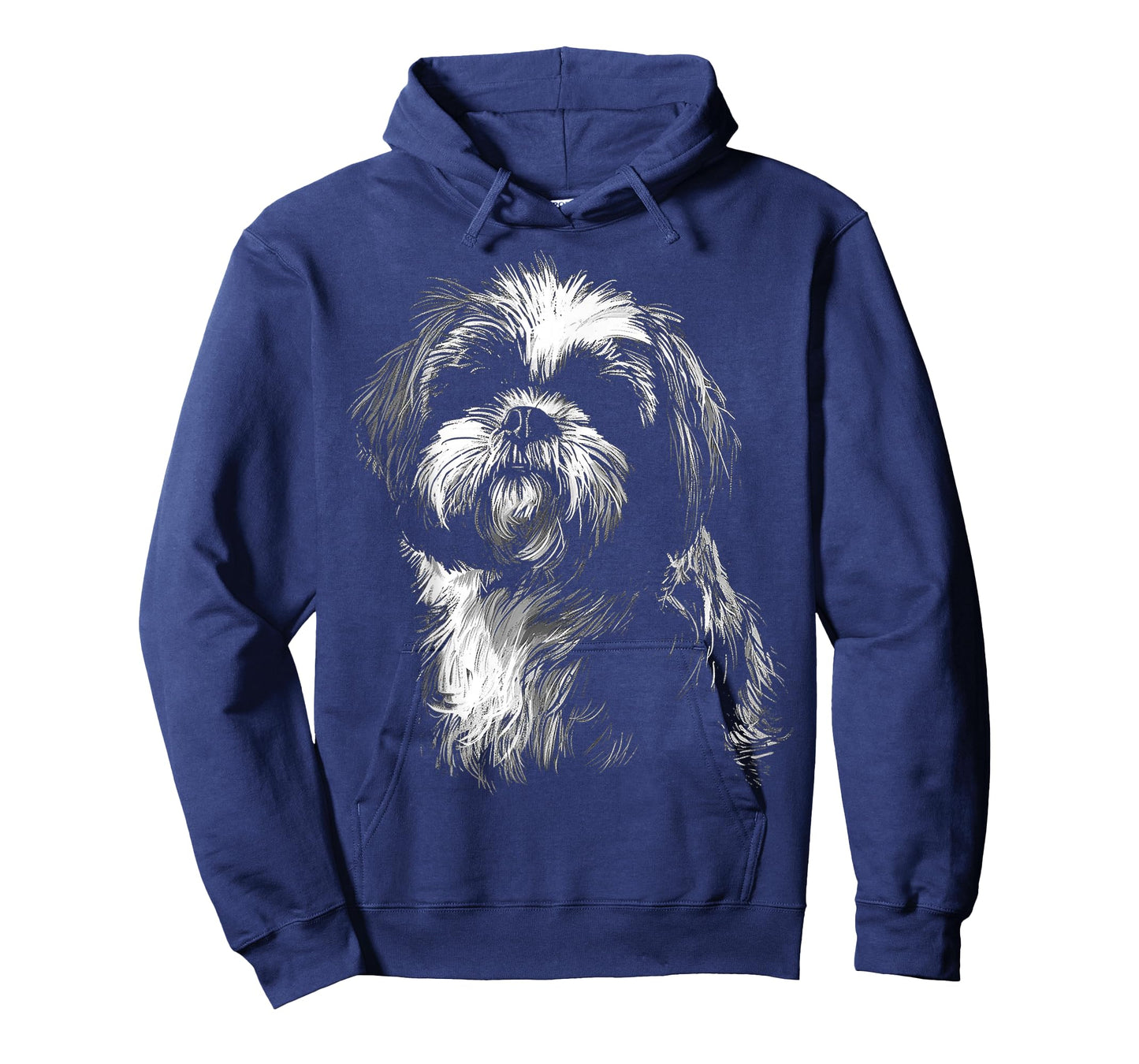 Dog Lover Cute Drawing Animal Pet Art Graphic Shih Tzu T-Shirt