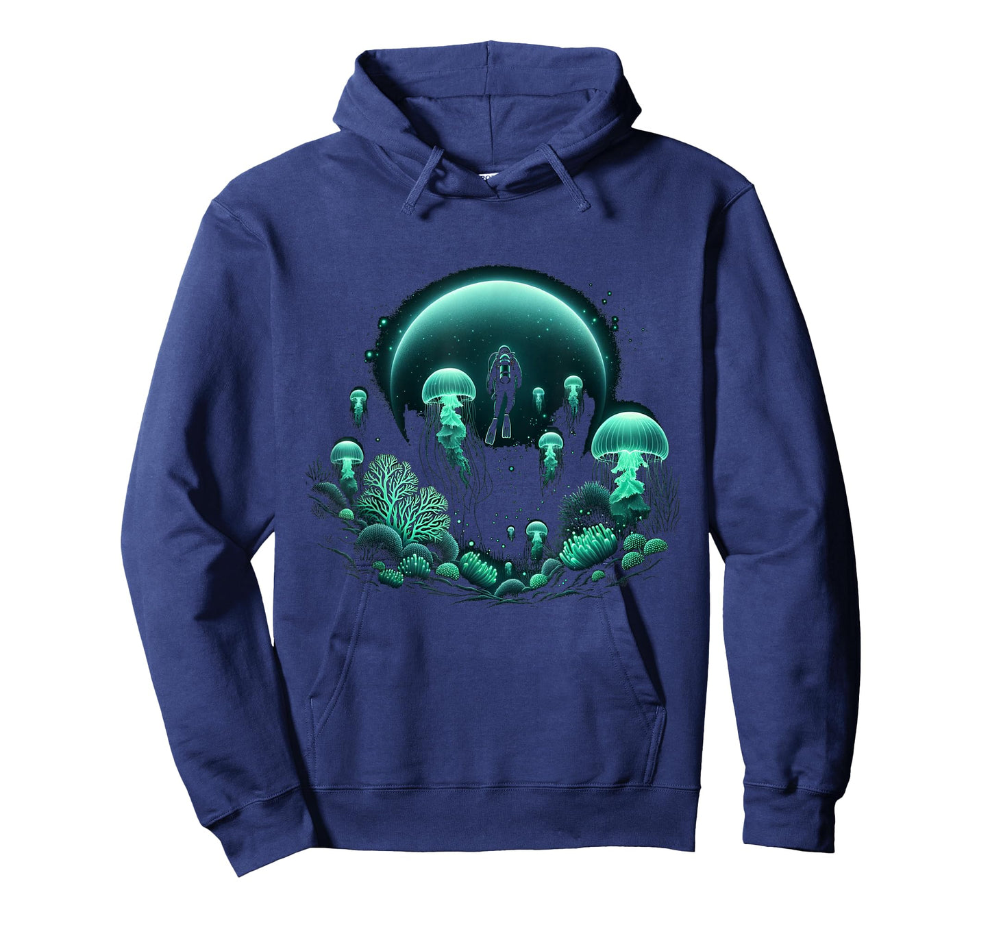 Scuba Diver and Jellyfish for Ocean Dive Trip Scuba Diving T-Shirt