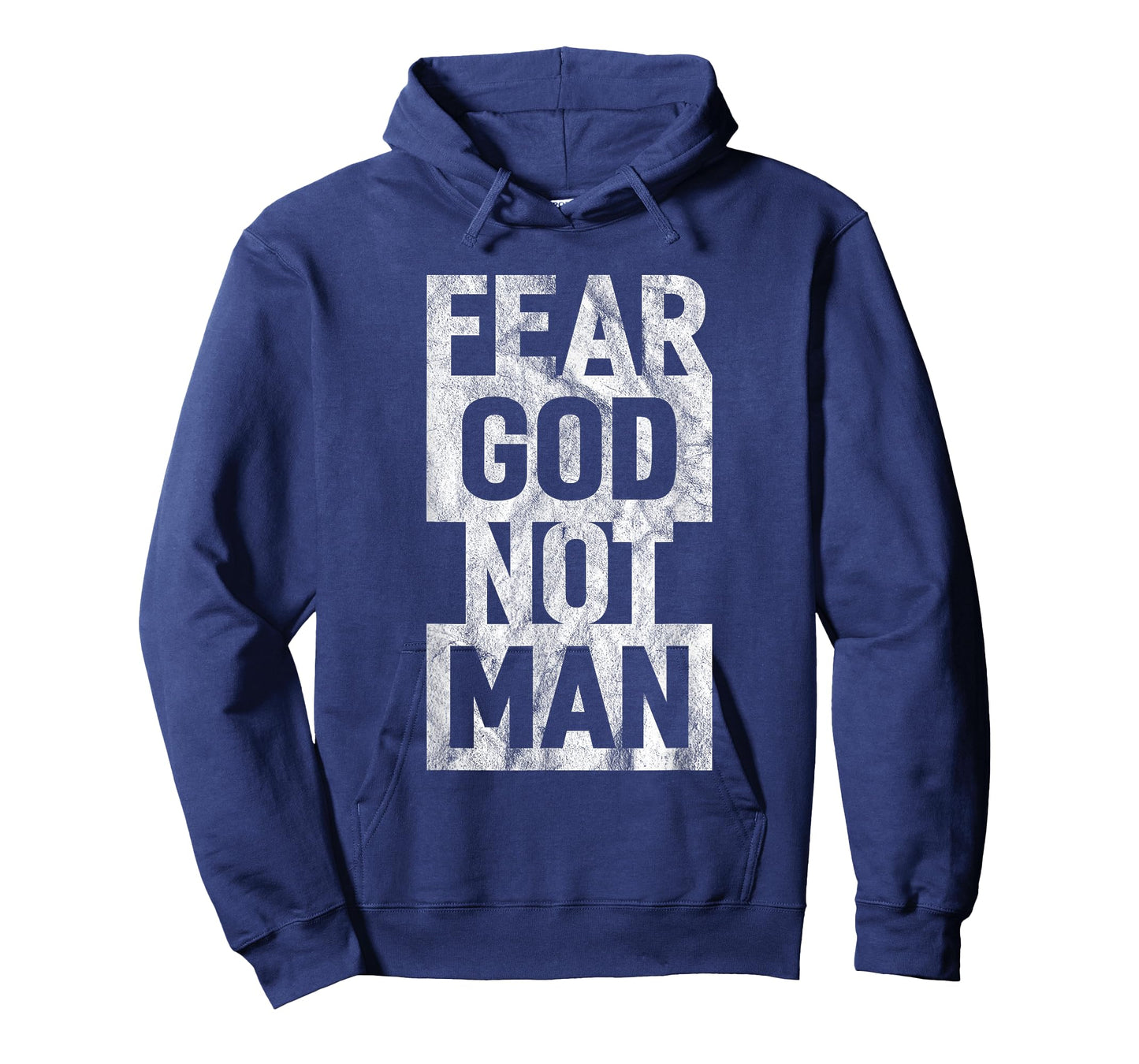 Fear God Not Man Cool Christian Funny Vintage T-Shirt