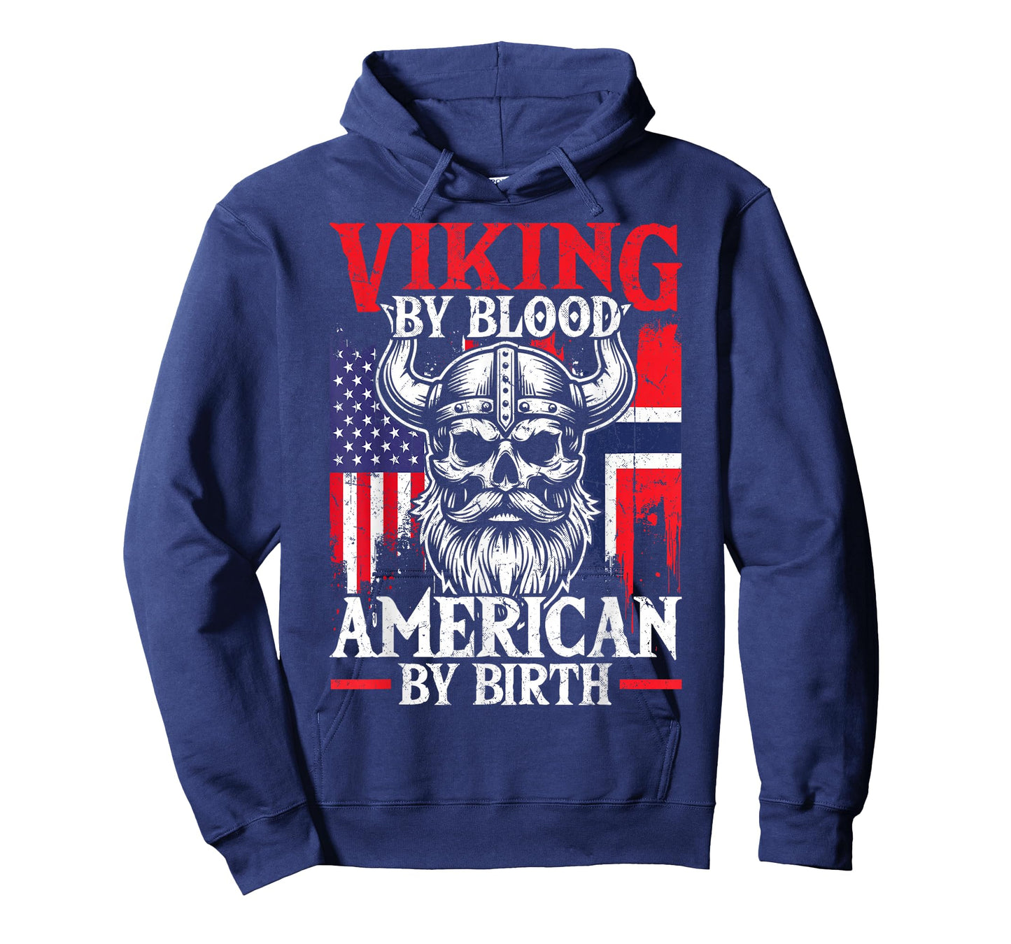 Viking Blood American by Birth Norway Pride T-Shirt