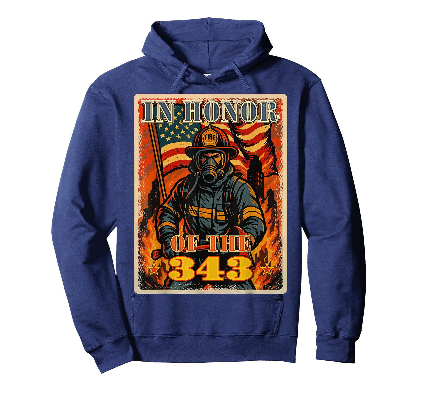 in Memory and Honor We Will Never Forget 343 Firefighters T-Shirt