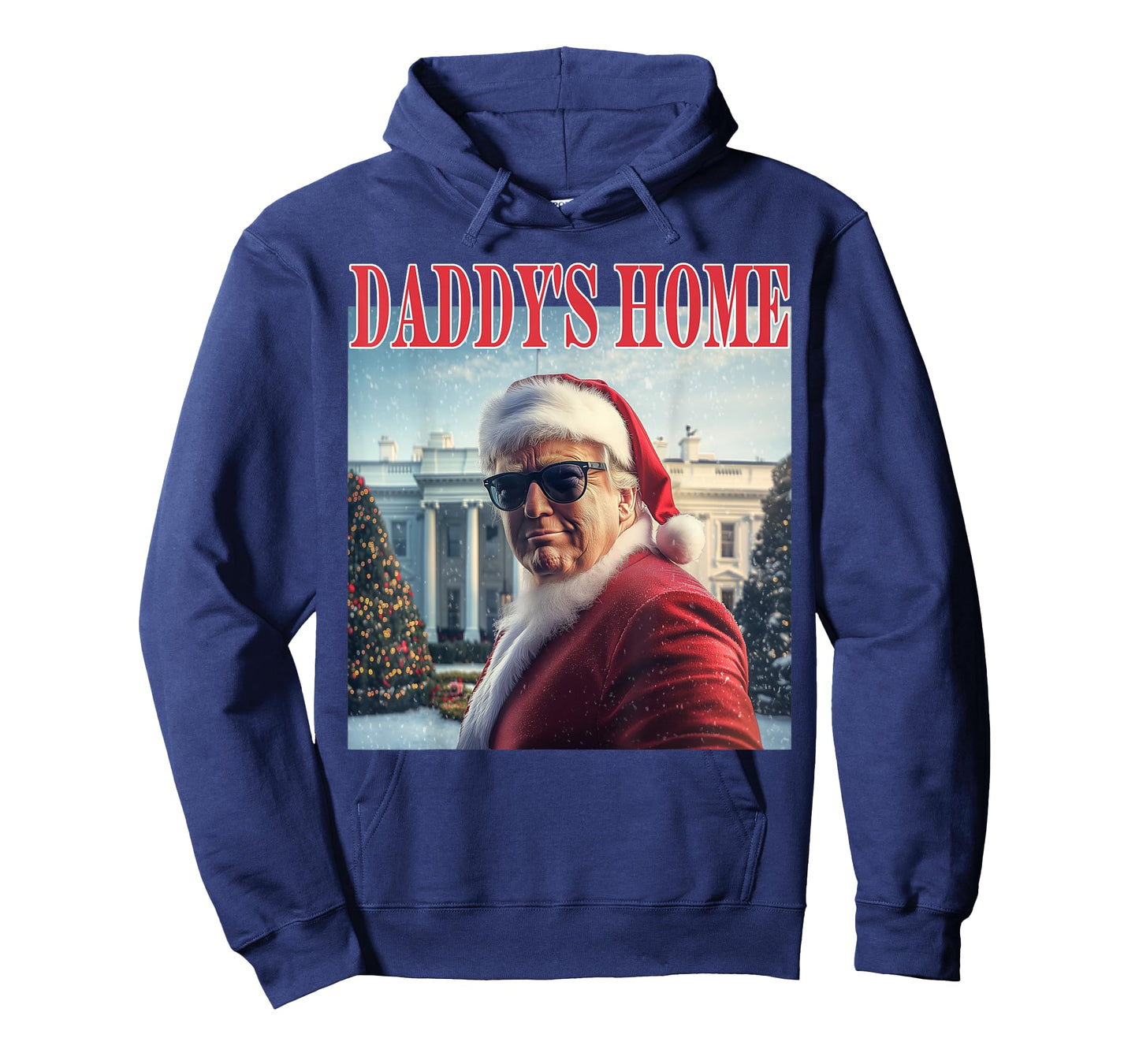 Daddy's Home Trump 2024 Won Santa Claus Christmas T-Shirt