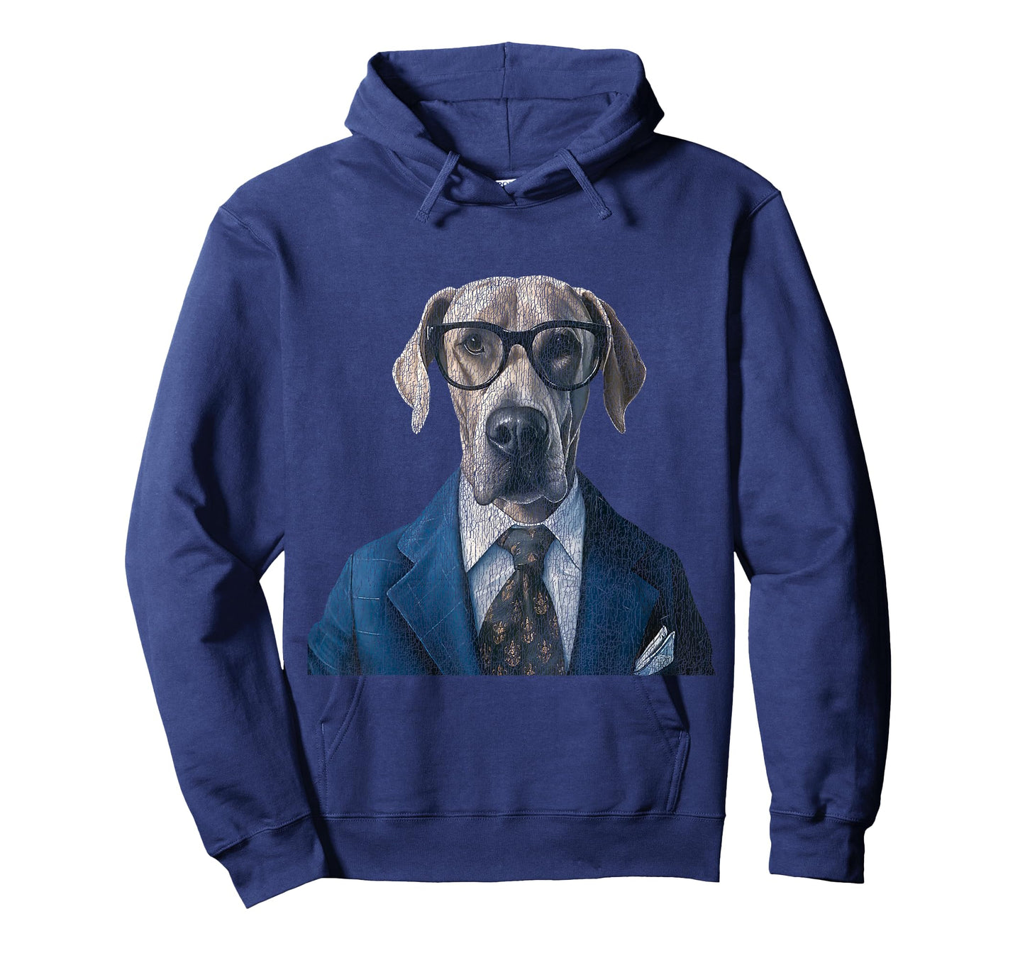 A Dog Wearing Glasses and a Suit Graphic For Pet Owner T-Shirt for Men Women Kids