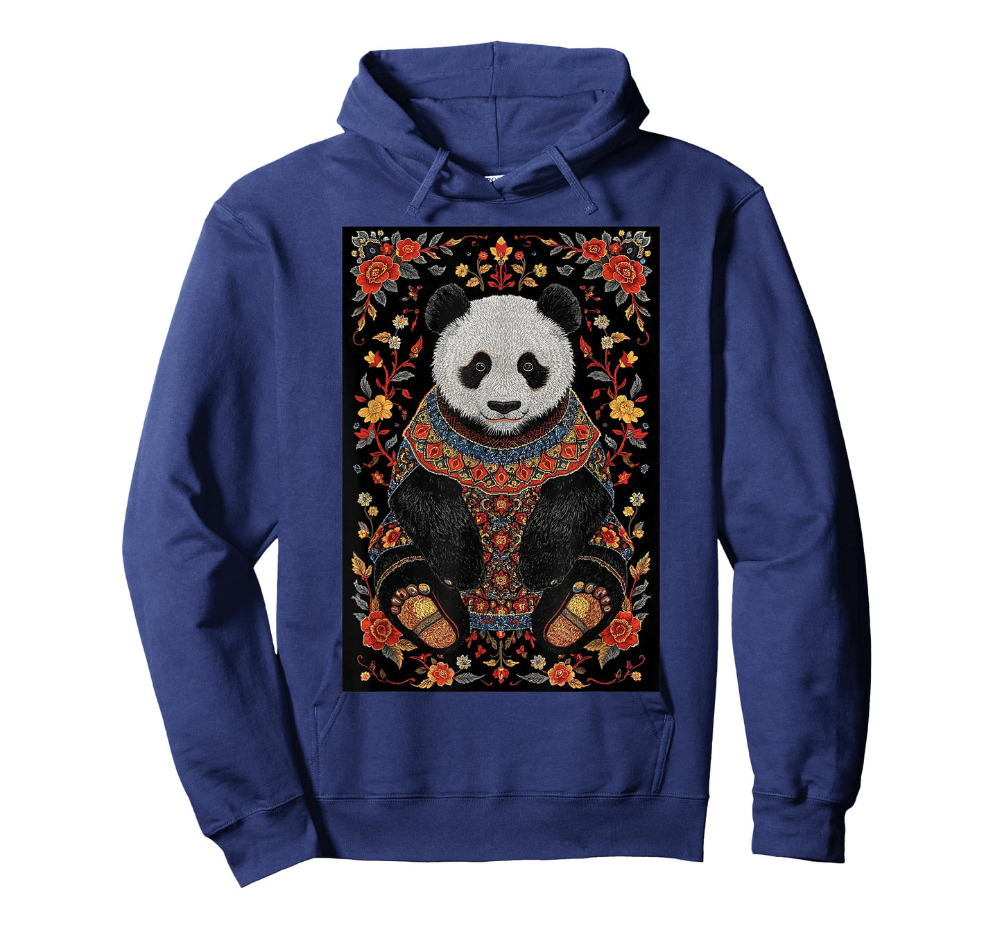 Panda Bear Royal Fantasy Animal Folklore Tapestry T-Shirt