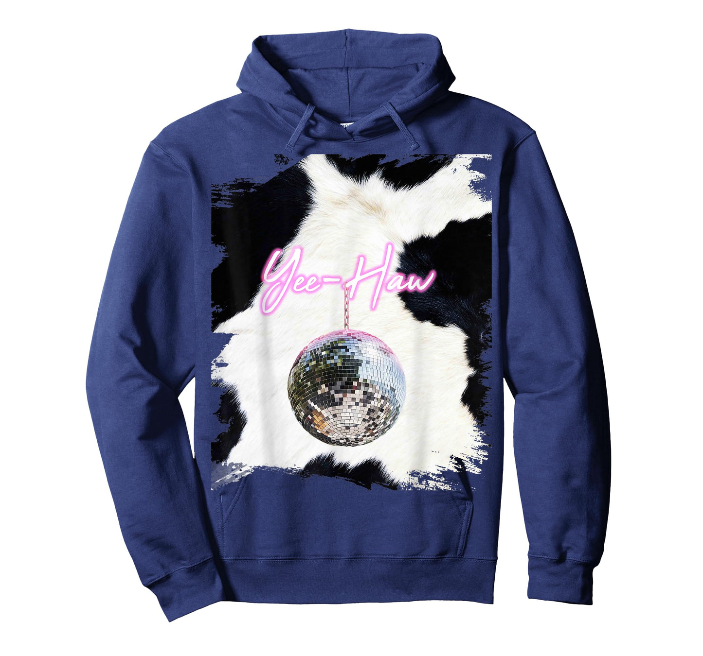 Pink Cowgirl Disco Ball Cowboy Yee-Haw T-Shirt