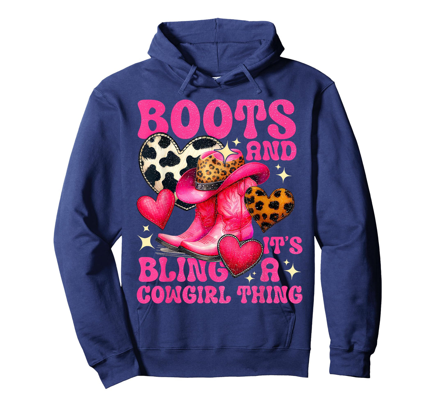 Boots and Bling its a Cowgirl Thing Cute Love Country Life T-Shirt