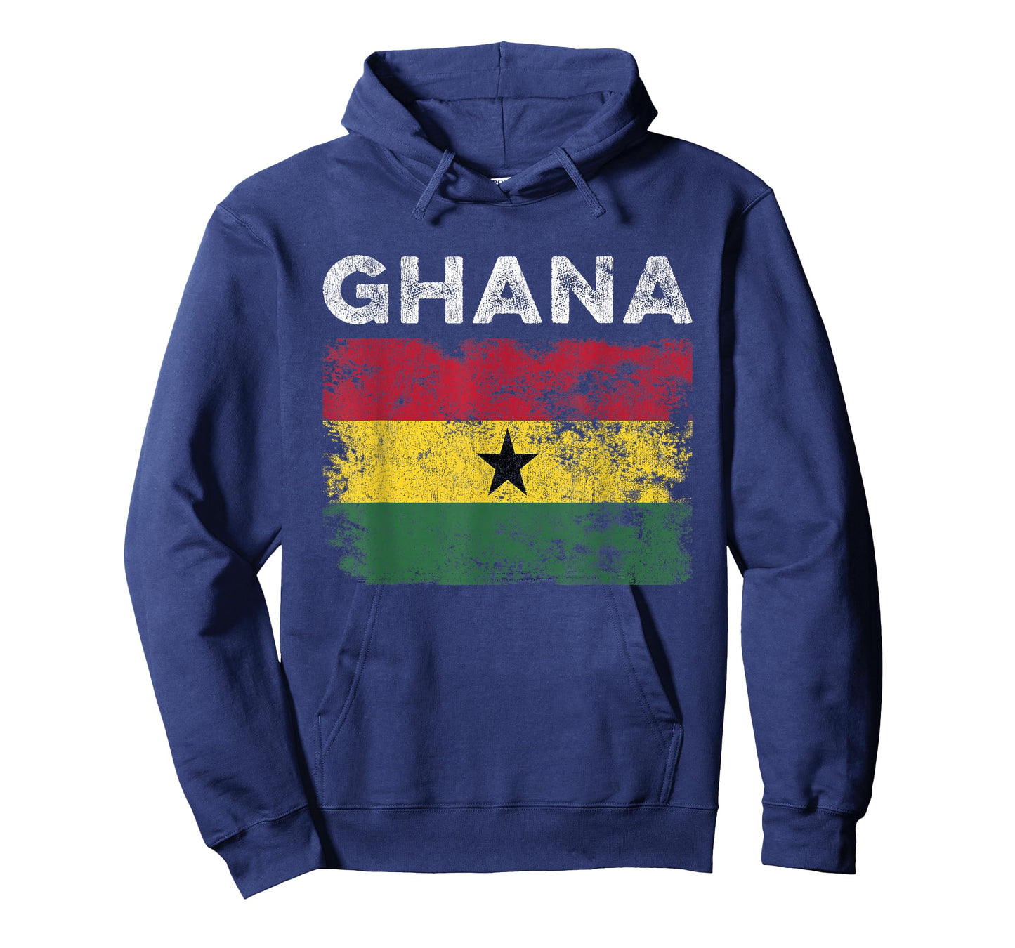 Ghana Flag Distressed - Men Women Kids - Ghanaian Flag T-Shirt