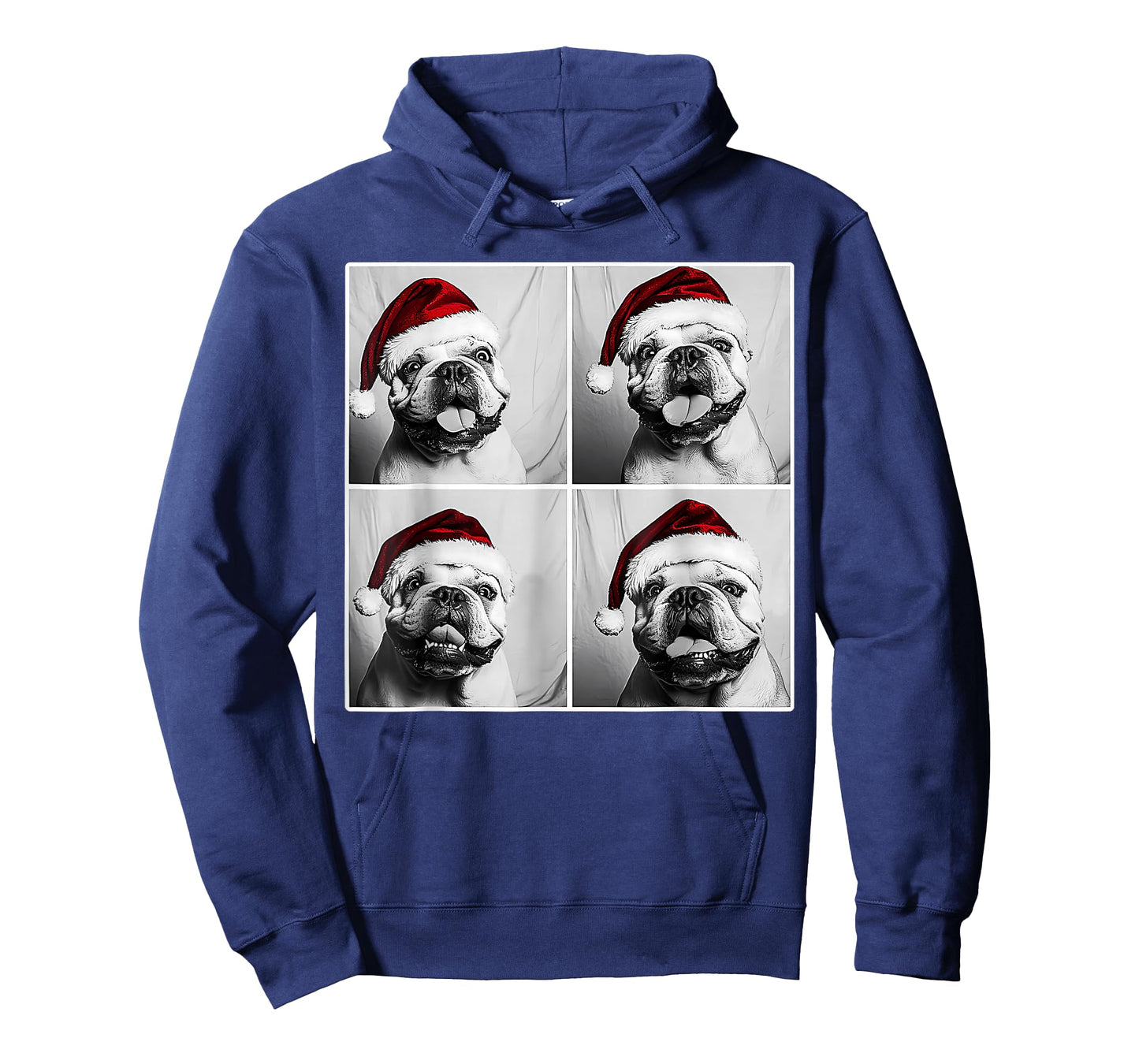 Funny Dog Selfie Shirt Christmas Selfie Xmas Bulldog Meme T-Shirt