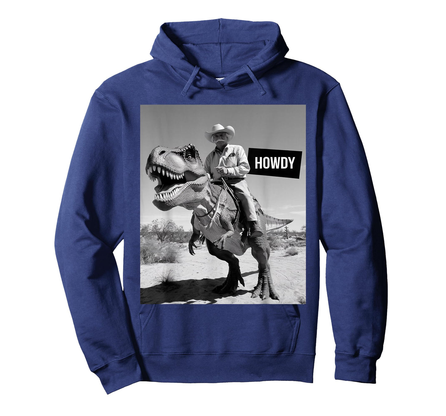 Funny Country Cowboy Riding Dinosaur Howdy T-Shirt