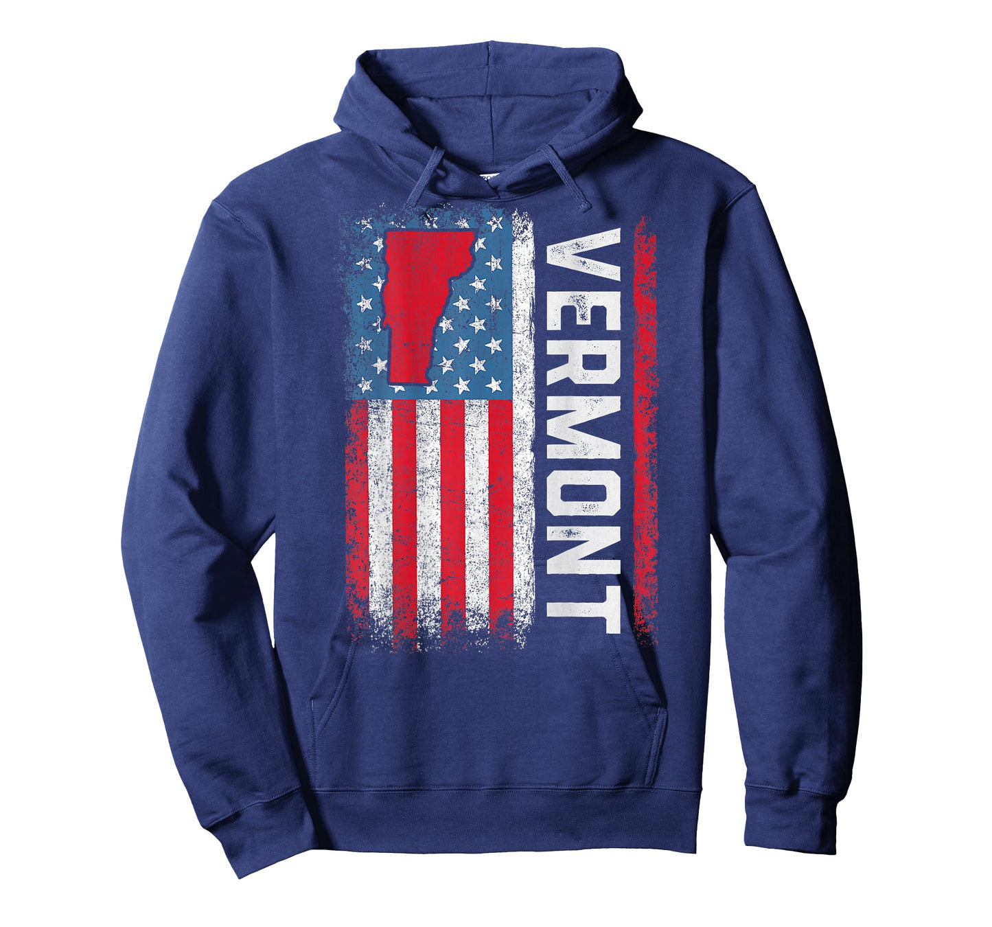 Vintage Vermont State USA Flag Shirt Vermont (On Back) T-Shirt
