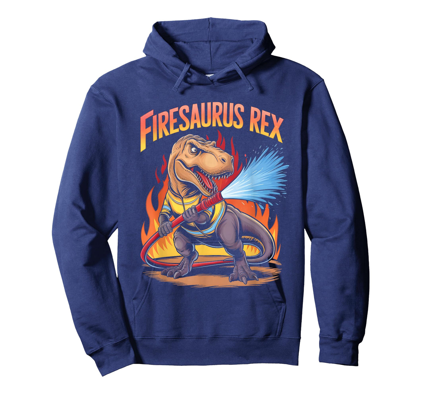 Firesaurus Rex Fire Department T Rex T-Shirt