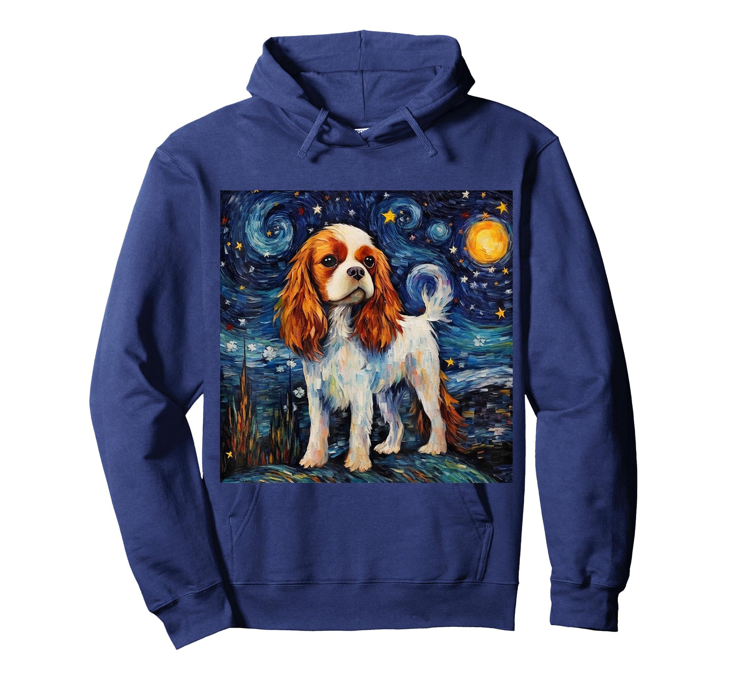 Cavalier King Charles Spaniel Starry Night T-Shirt