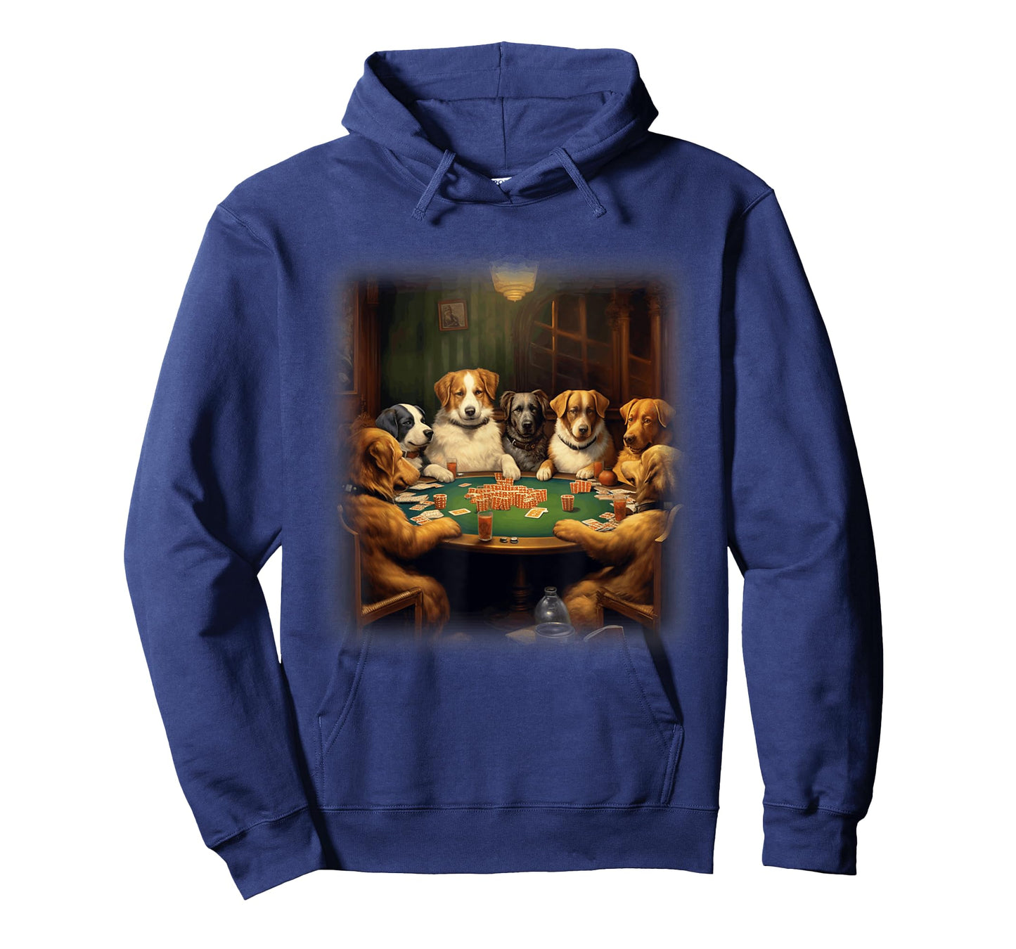 Dogs Playing Poker | A Friend in Need | Funny Dog Lover Art Men Women T-Shirt