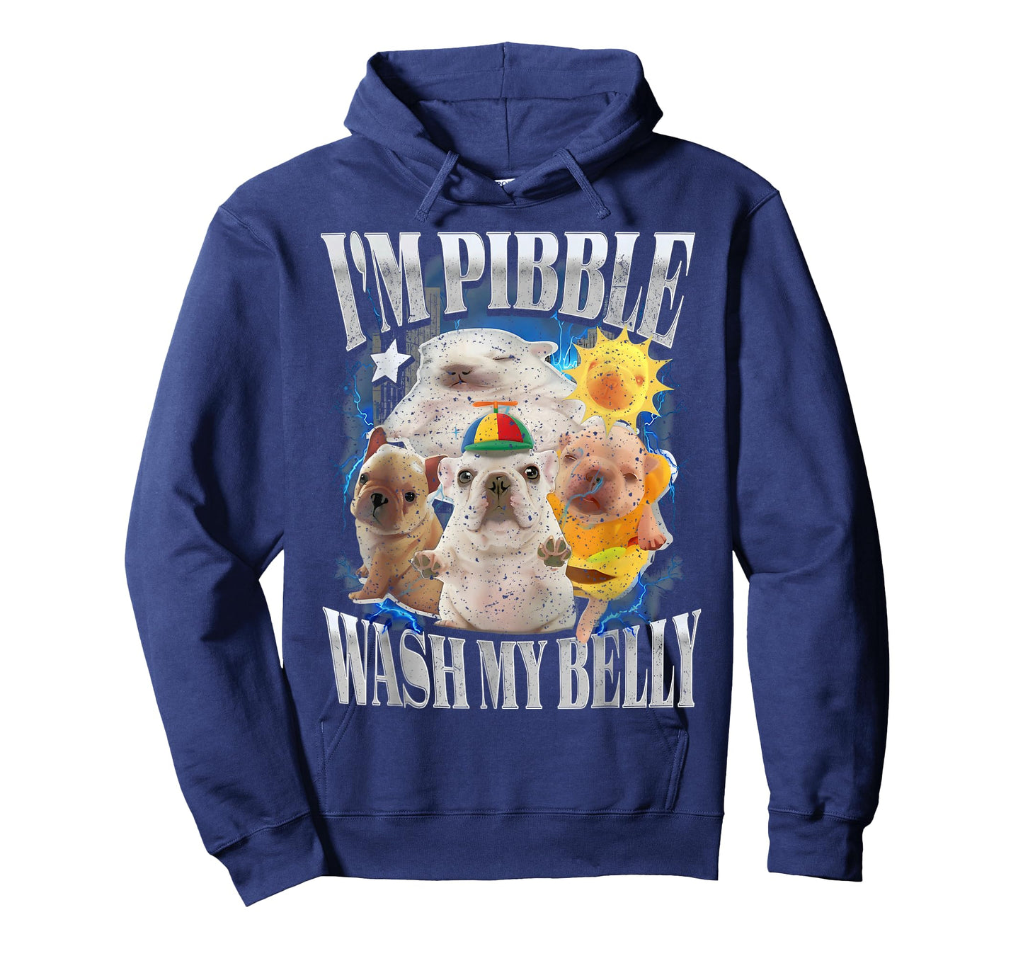 Funny I am Pibble Dog Puppy Wash Clean My Belly Meme T-Shirt