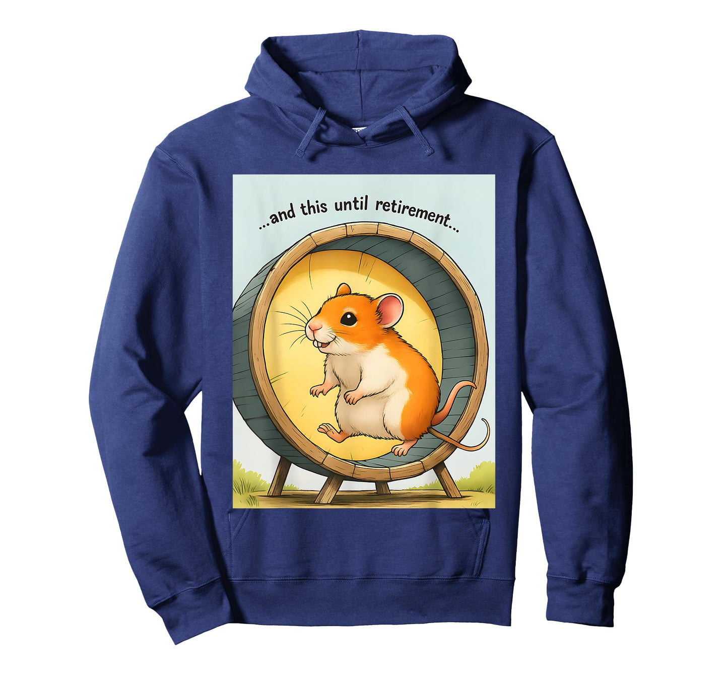 Hamster On The Wheel and This Until Retirement T-Shirt