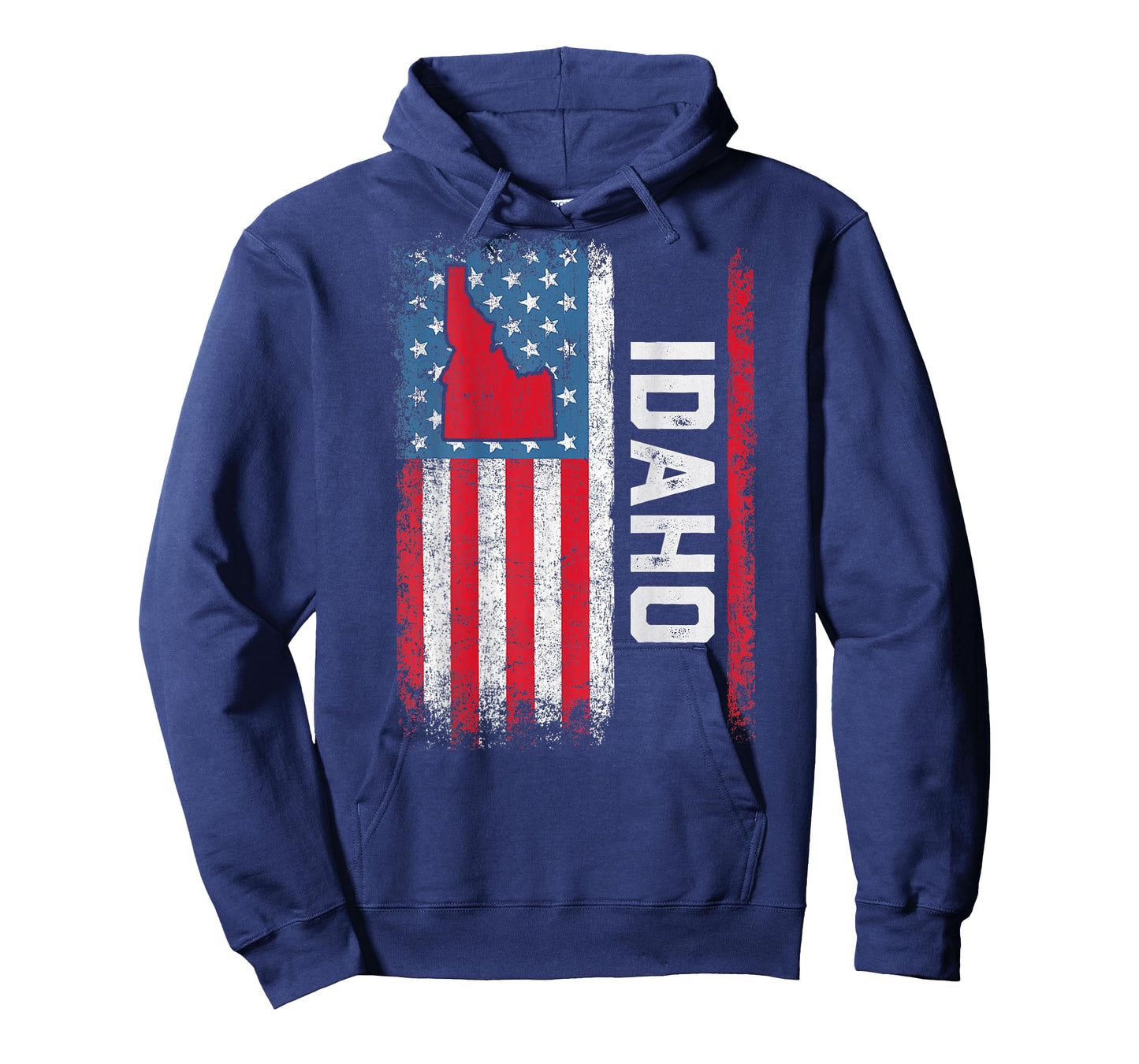 Vintage Idaho State USA Flag Shirt Idaho (On Back) T-Shirt