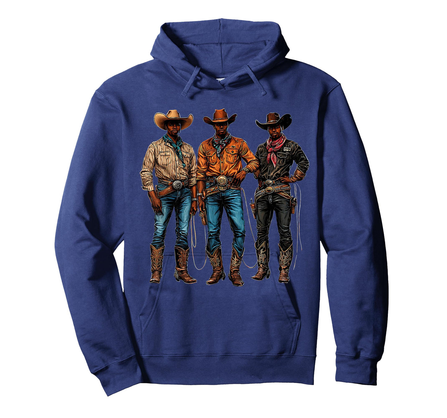 Black African American Cowboy Western Country Texas Rodeo T-Shirt