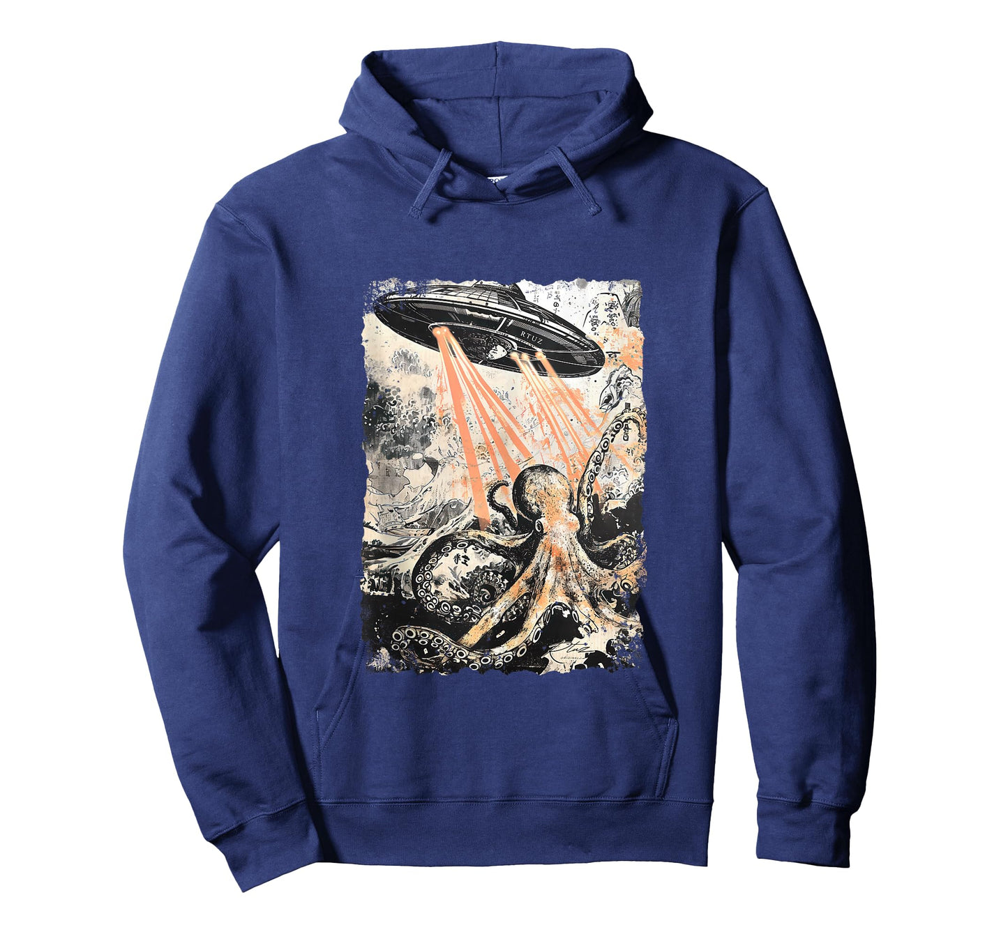 Vintage Octopus UFO UAP Alien Octopus Octopus Tank Top