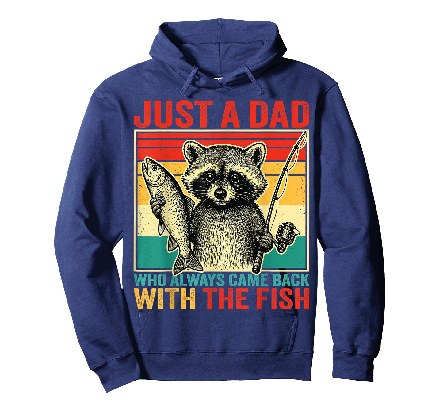 Funny Fishing Just A Dad Who Always Came Back With The Fish T-Shirt