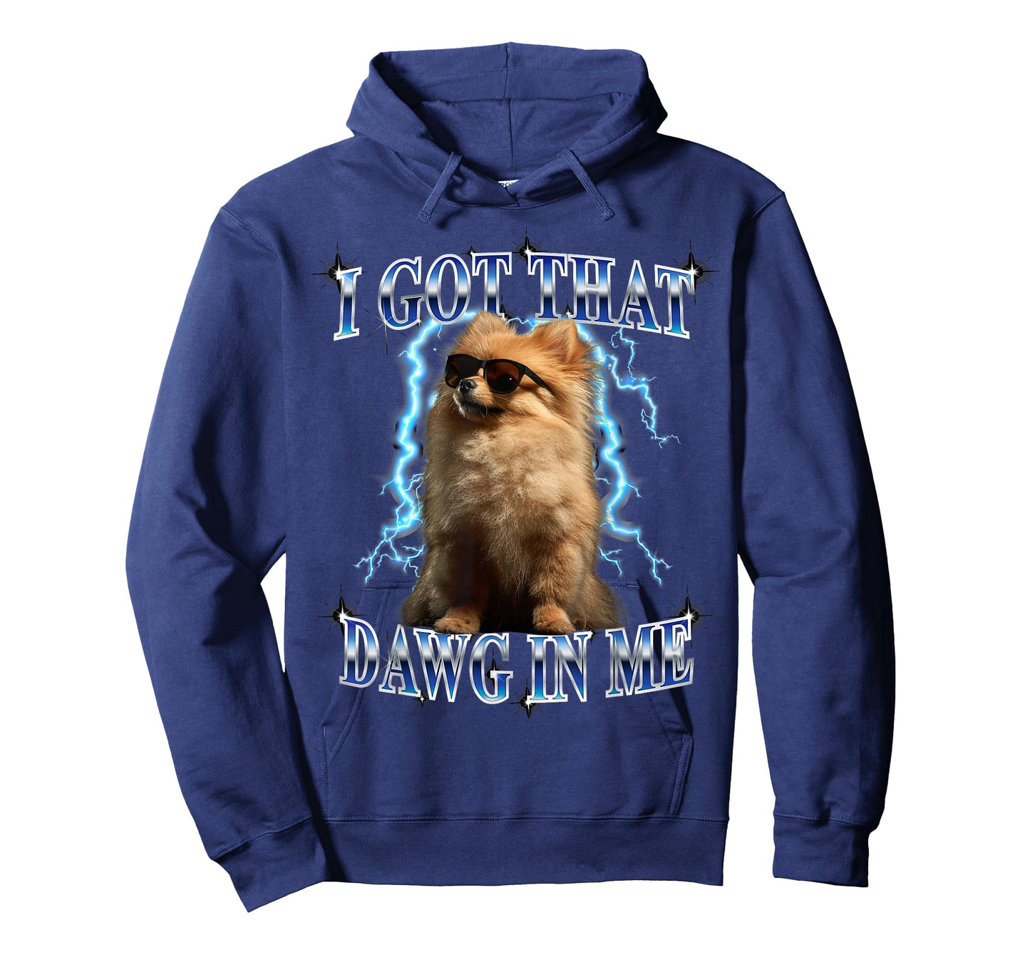 Mens Heavy Metal I Got That Dawg in Me Pomeranian Lover T-Shirt