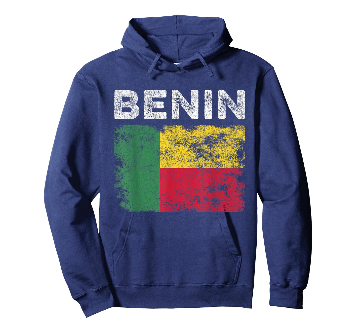 Benin Flag Distressed - Men Women Kids - Beninese Flag T-Shirt