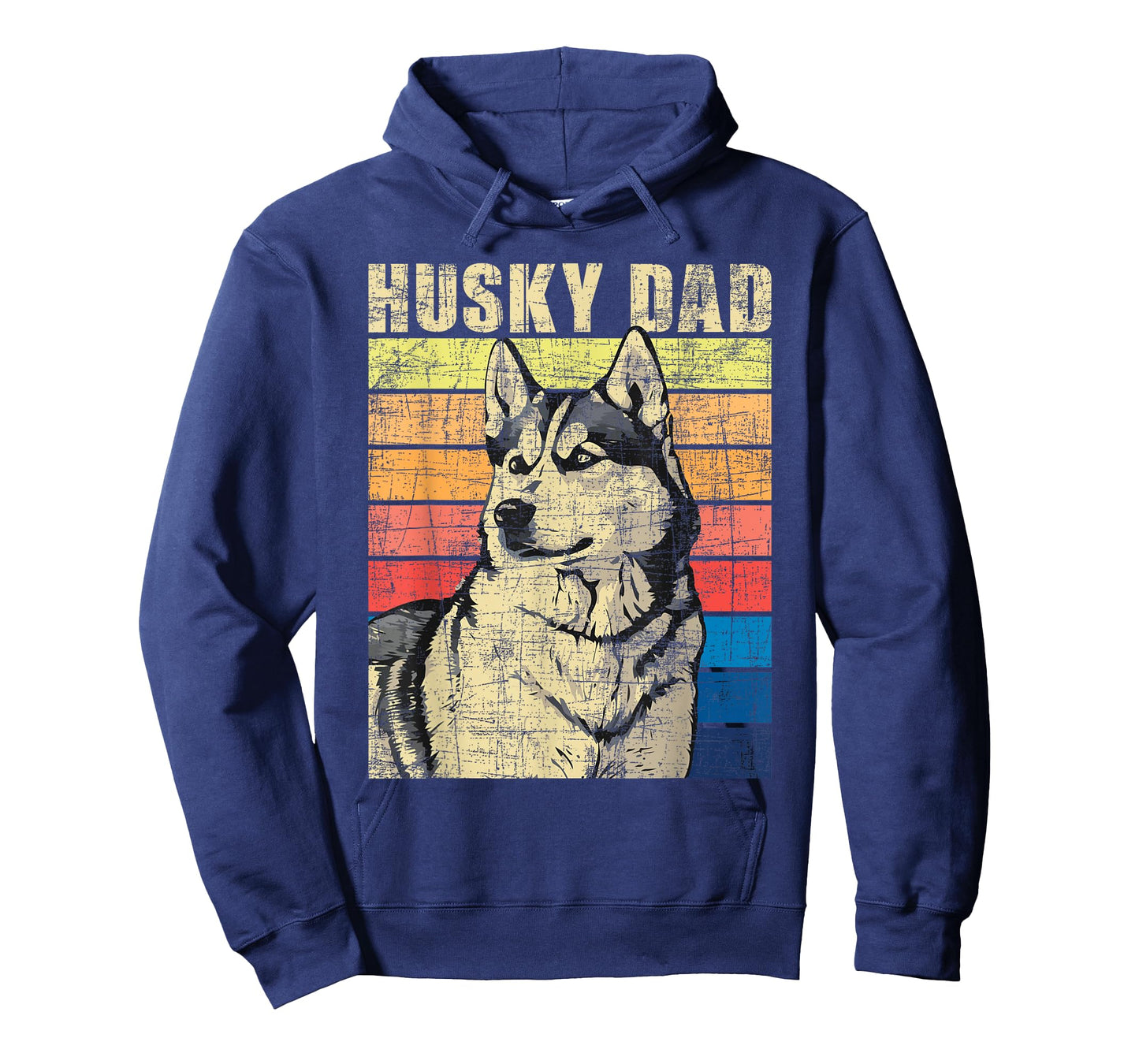 Husky Dad - Retro Vintage Pet Siberian Husky Dog Lover Men Women Kids T-Shirt
