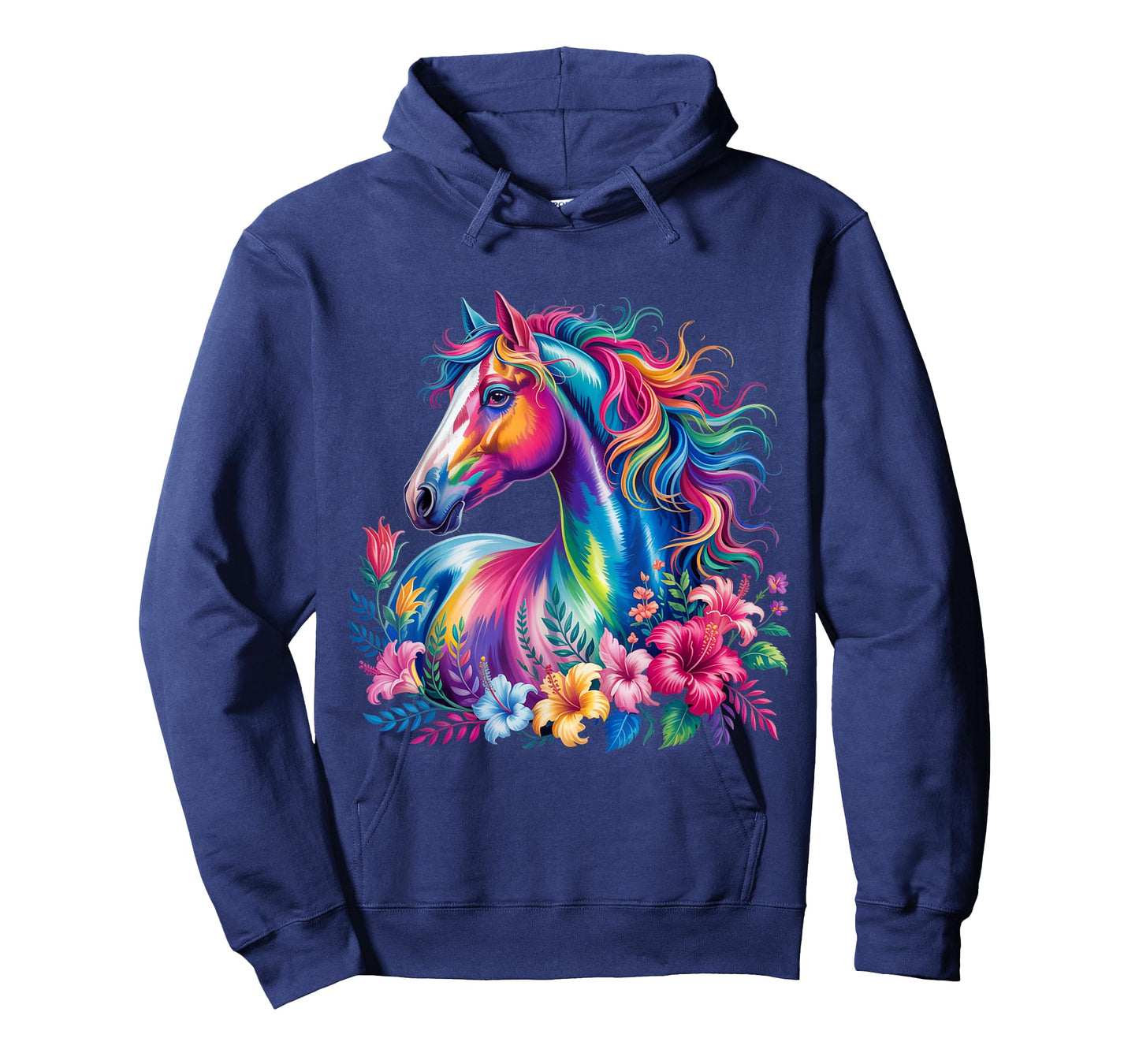 Floral Wild Horse Spring Nature Horse Lovers Country Horse T-Shirt