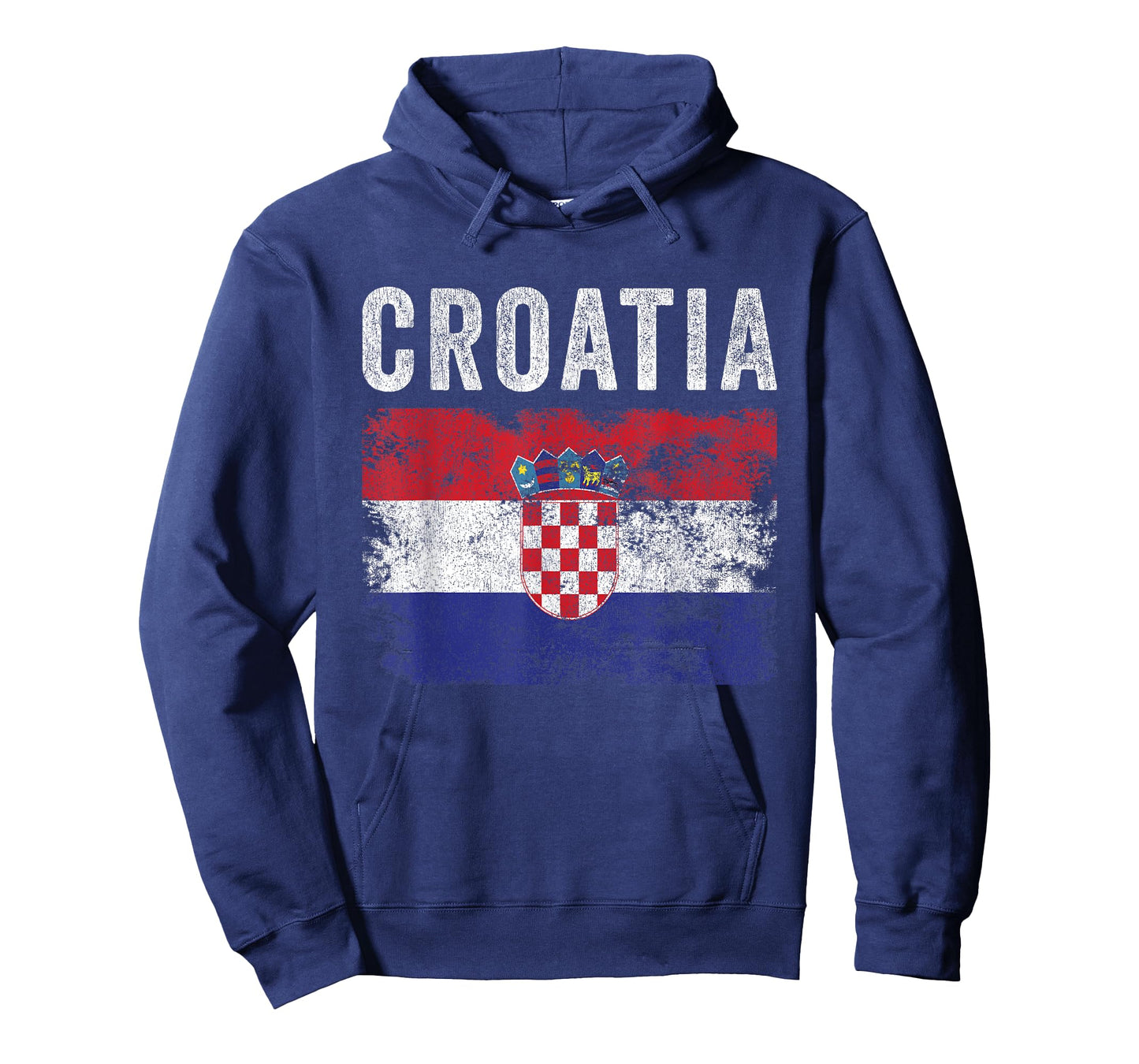 Croatia Flag Distressed - Men Women Kids - Croatian Flag T-Shirt