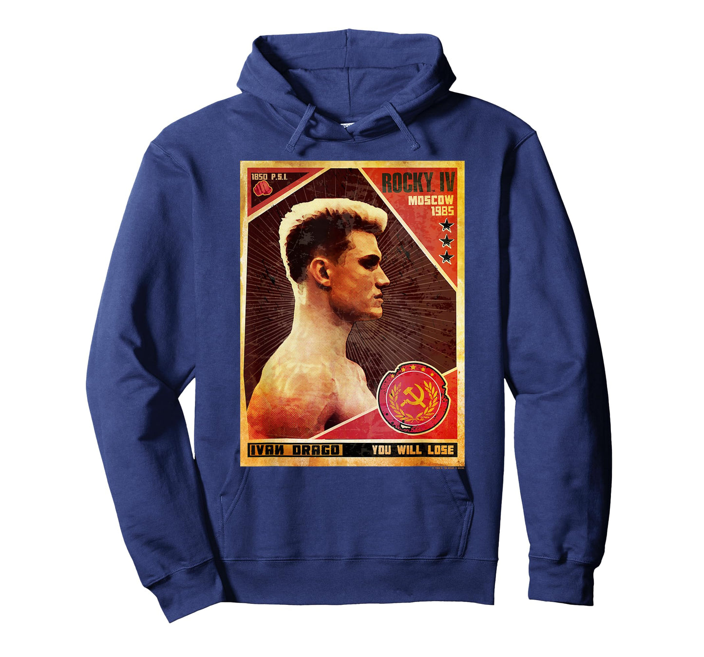 Rocky IV You Will Lose Ivan Drago Poster T-Shirt