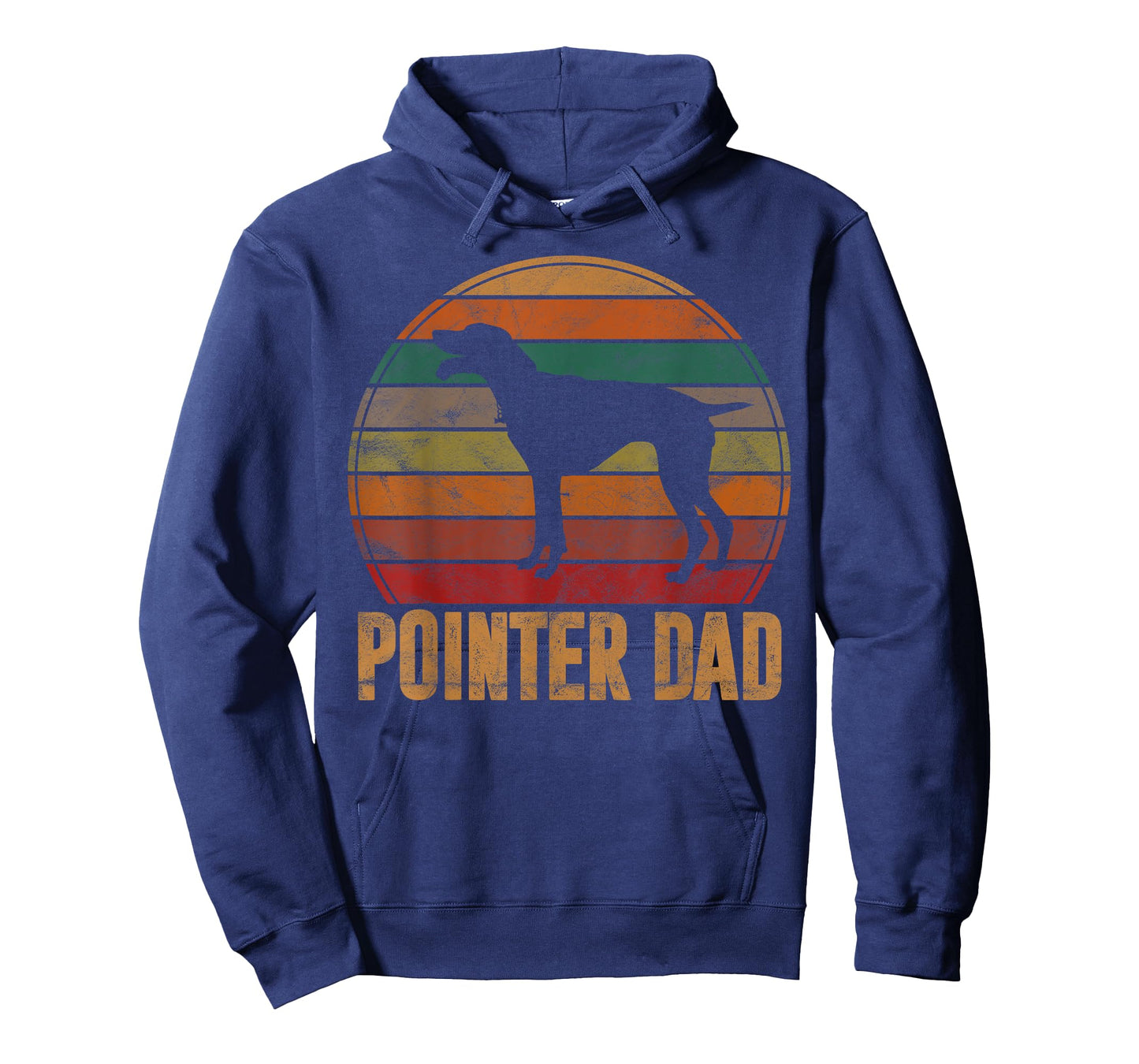 Retro Pointer Dad Gift Rott Dog Owner Pet Pointer Father T-Shirt