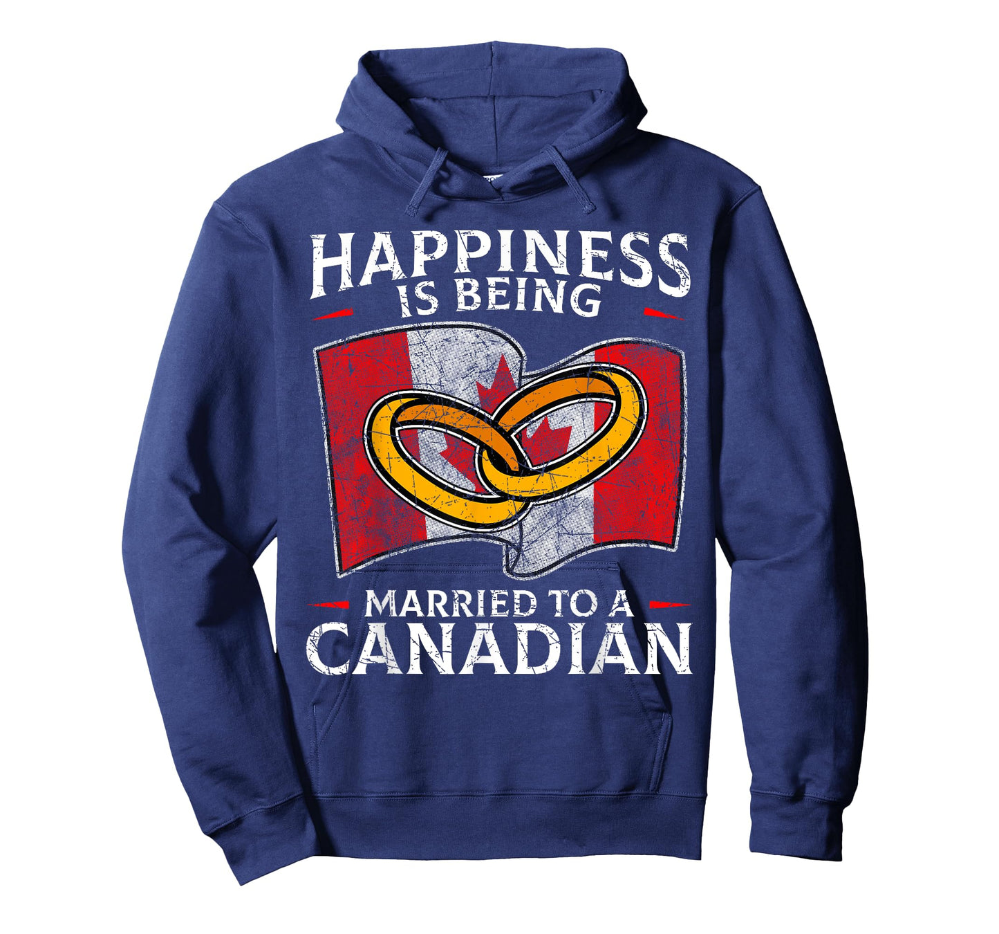 Canada Marriage Canadian Married Flag Wedded Culture Flag T-Shirt