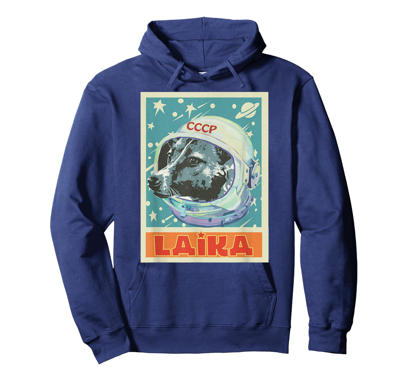 Soviet Union USSR T Astronaut Laika Dog Propaganda T-Shirt
