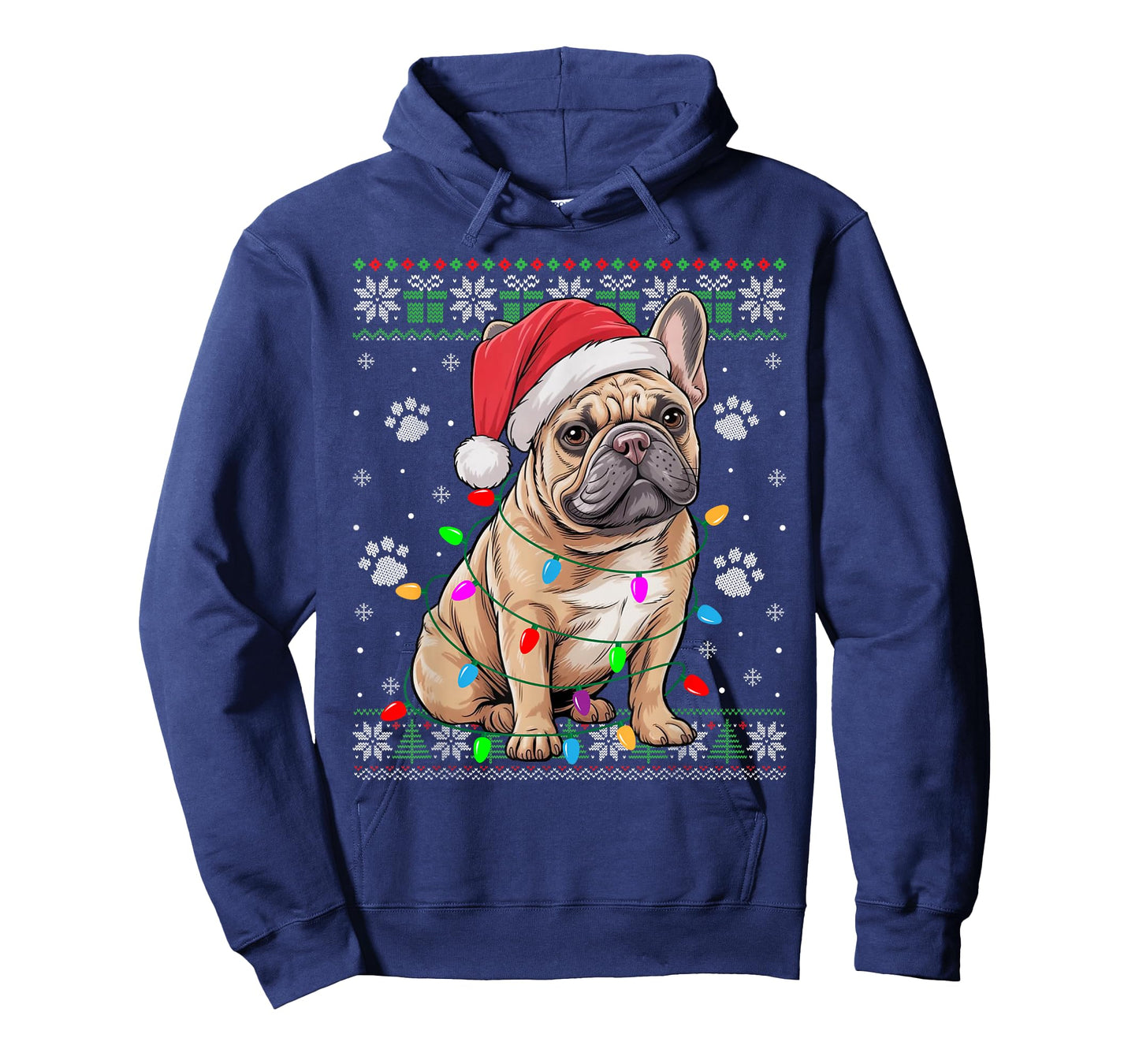 French Bulldog Christmas Ugly Sweater Funny Dog Lover Xmas T-Shirt